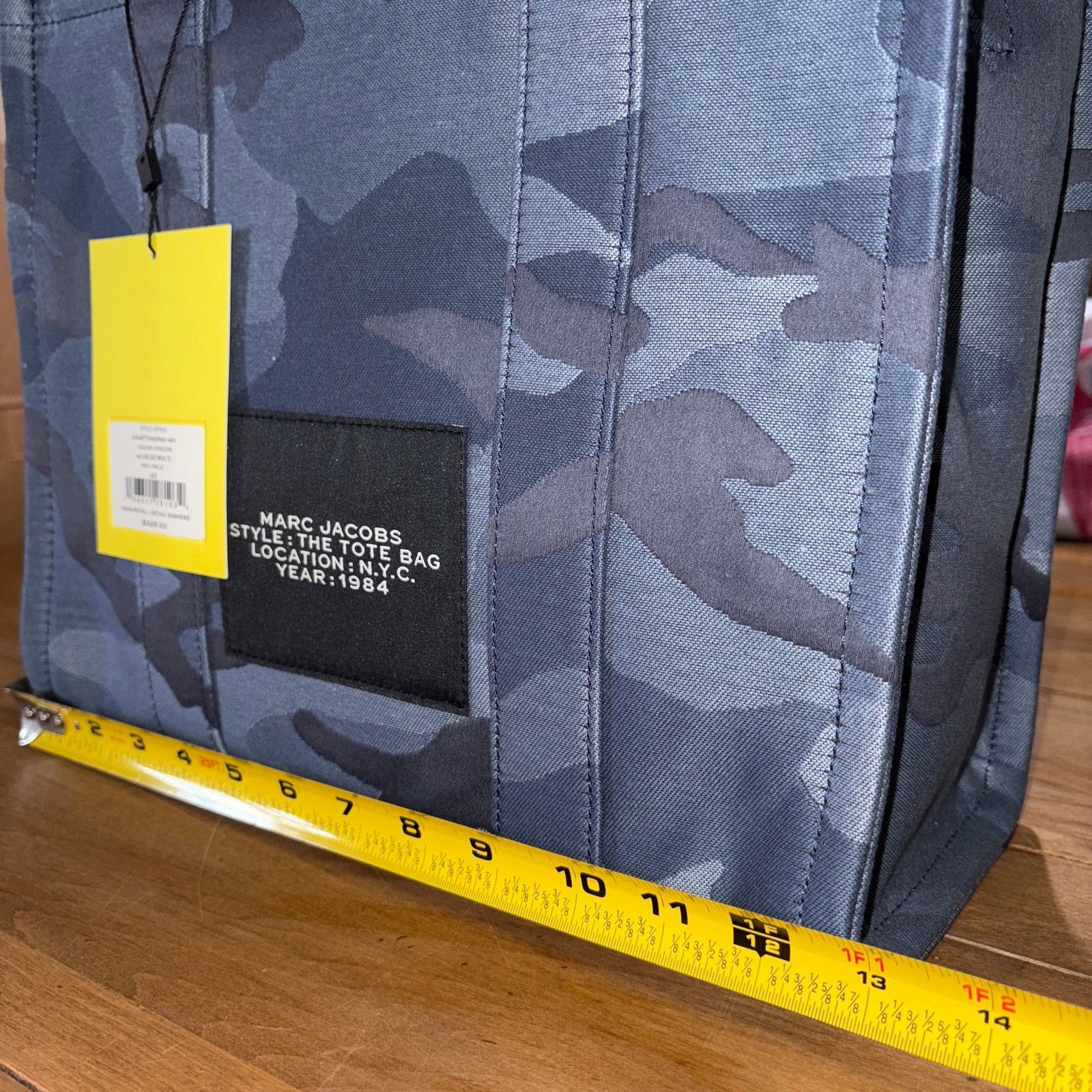 Marc Jacobs NWT Marc Jacobs The Camo Jacquard Medium Tote Bag BLue NEW Size ONE SIZE - 7 Thumbnail