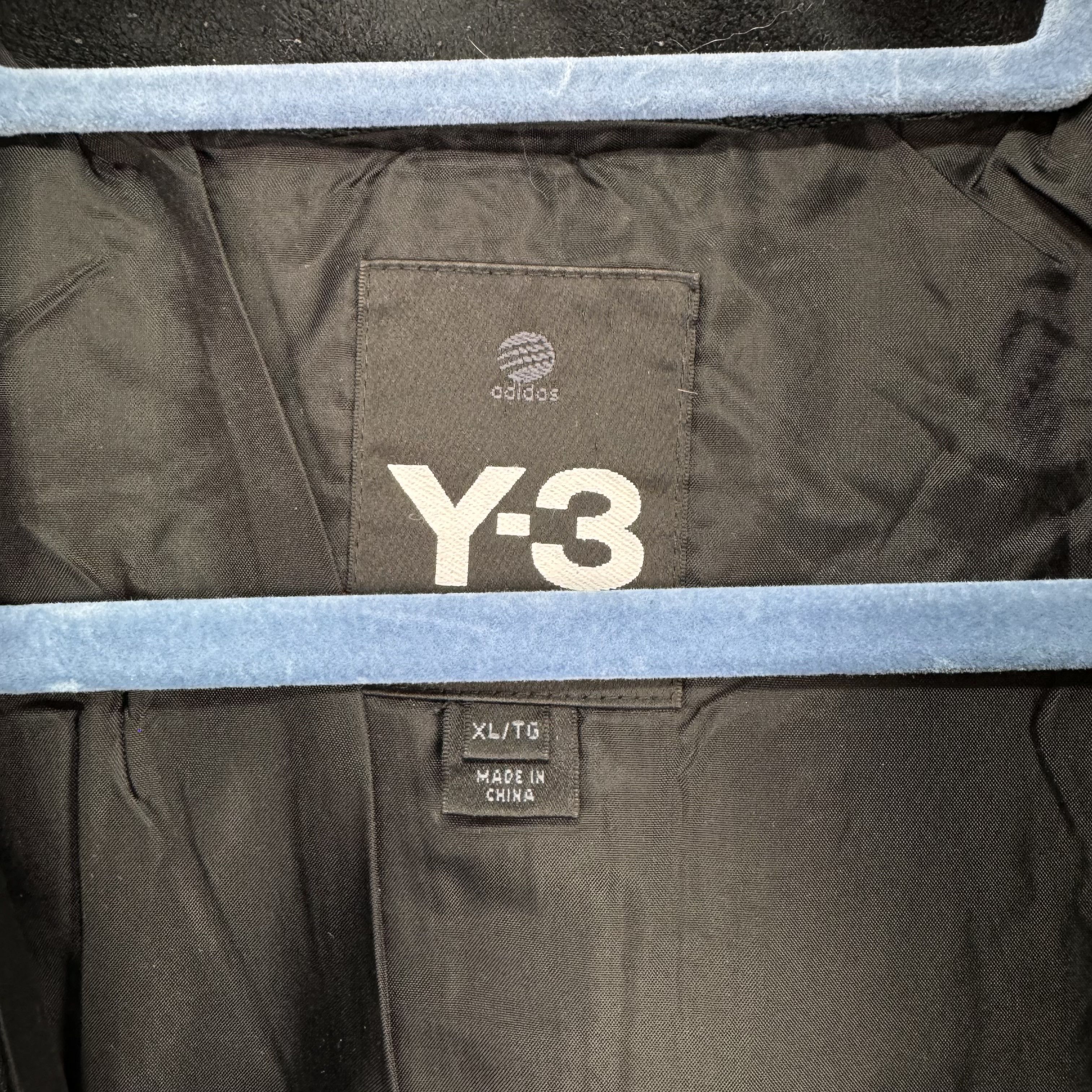 Adidas × Y-3 × Yohji Yamamoto ADIDAS Y-3 YOHJI YAMAMOTO HOODED DOWN BLACK METALLIC JACKET Size US XL / EU 56 / 4 - 8 Thumbnail