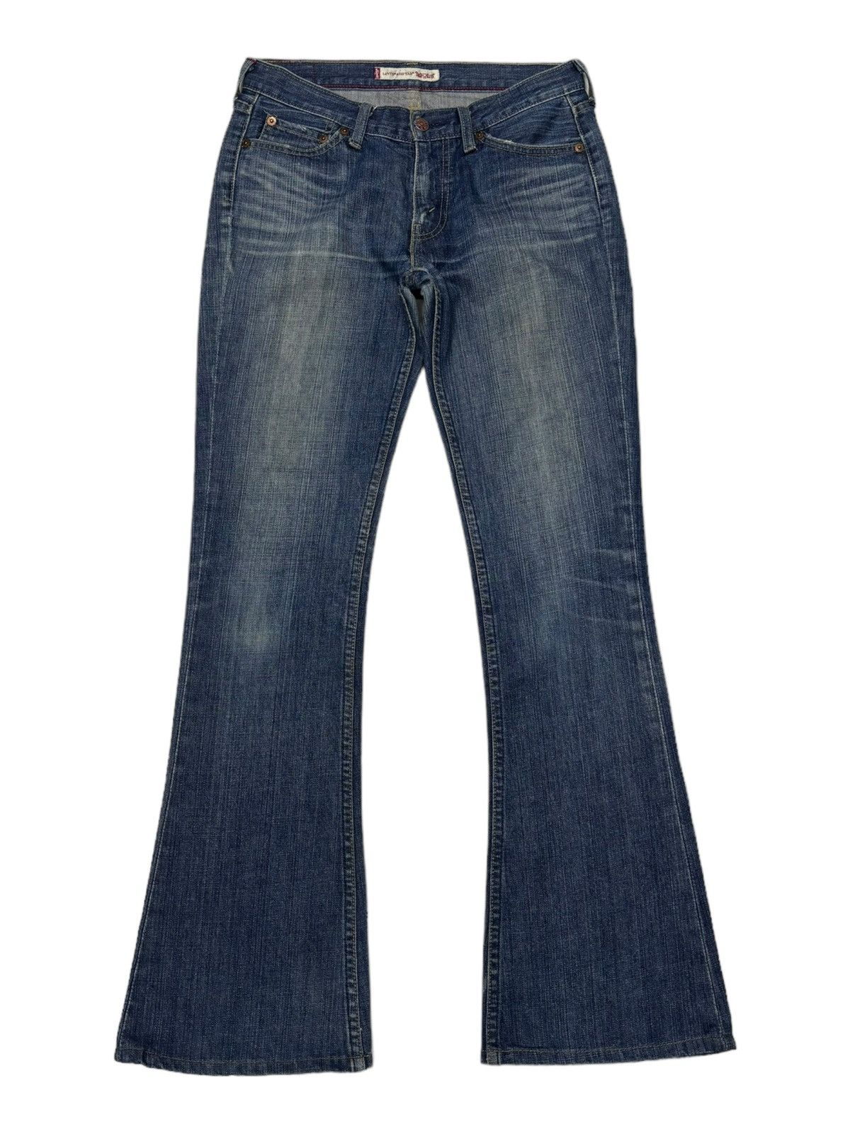 Levi's × Vintage 🔥LEVIS RED TAB FLARE DISTRESS DENIM JEANS Size 30" / US 8 / IT 44 - 1 Thumbnail