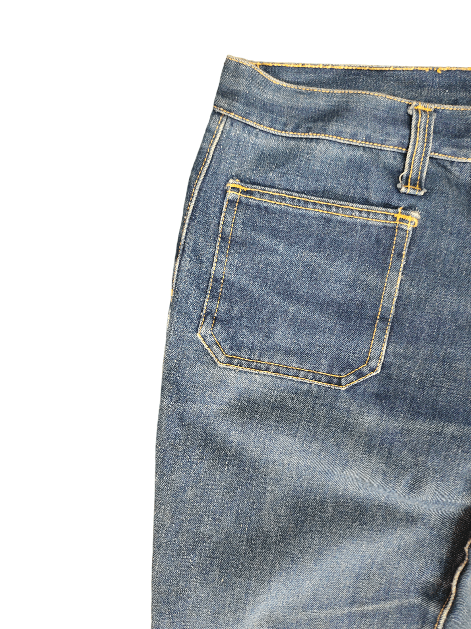If Six Was Nine Flare Jeans 80s Wrangler Denim Boot Cut Bell Bottom Size US 30 / EU 46 - 6 Thumbnail