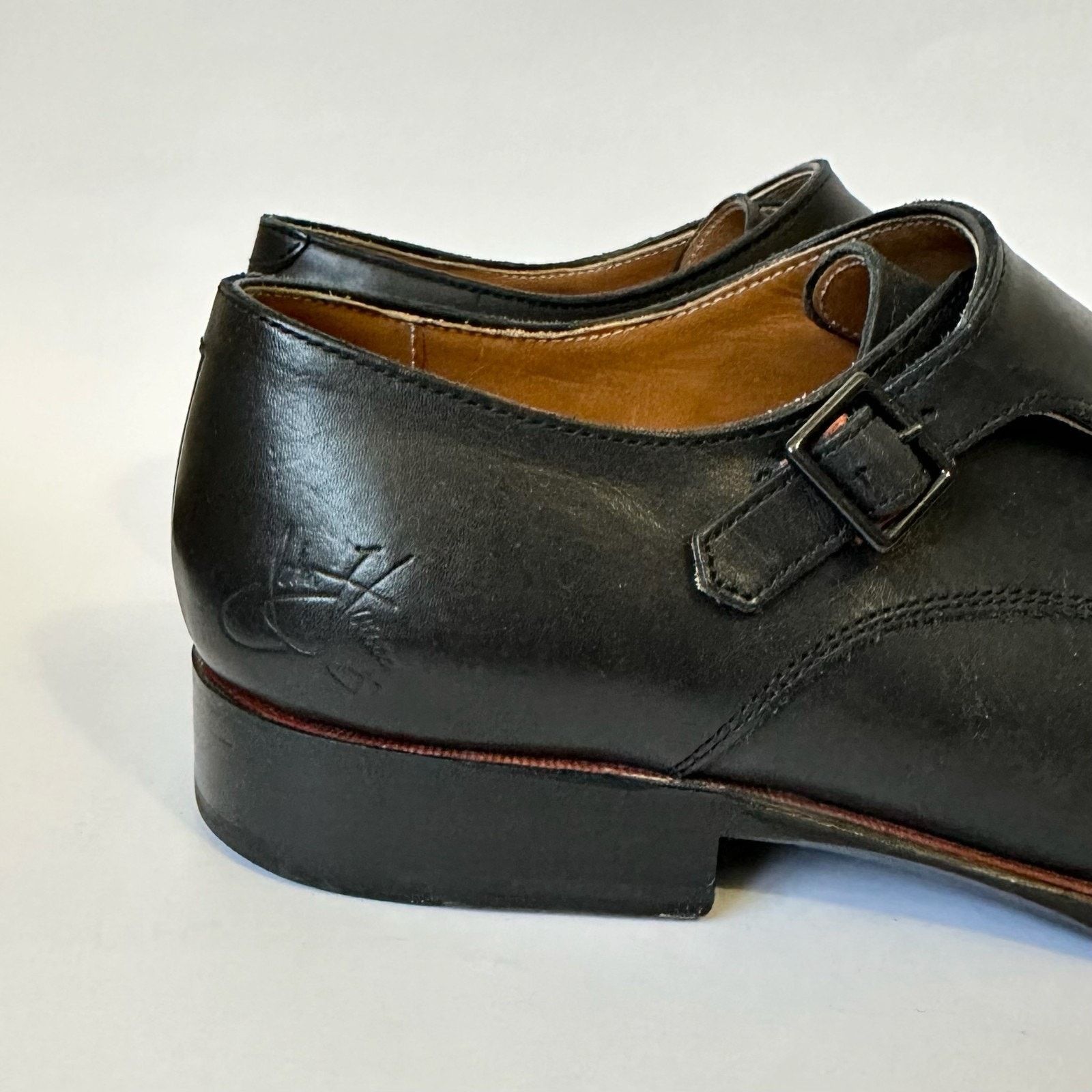 John Fluevog JOHN FLUEVOG Double Monk Straps Shoes Leather Twin Turbine Size US 9 / EU 42 - 6 Thumbnail