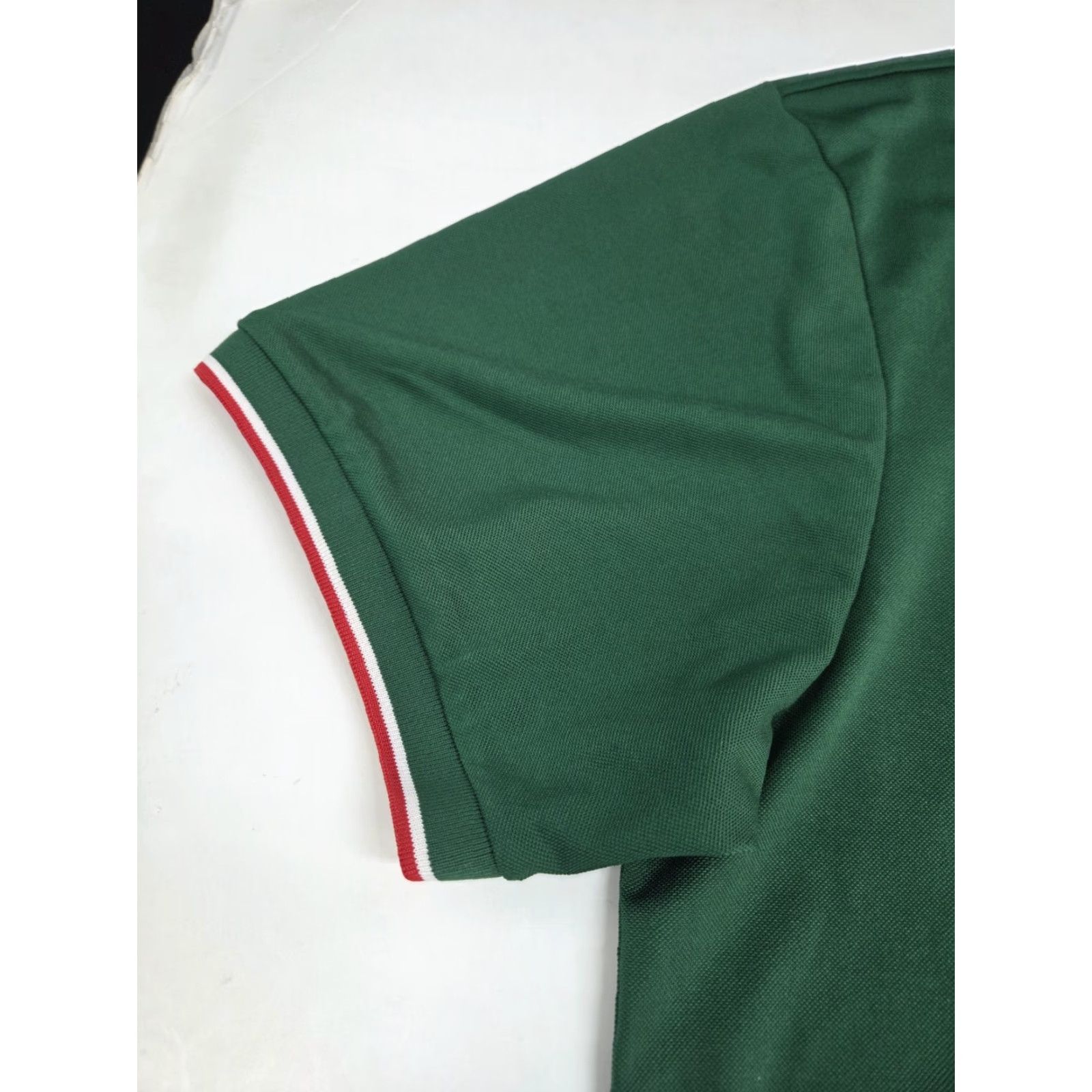 Psycho Bunny Psycho Bunny Polo Shirt Green 2XL Men's Short Sleeve Solid Logo Button Collared Knit Casual Polo Size US XXL / EU 58 / 5 - 6 Thumbnail
