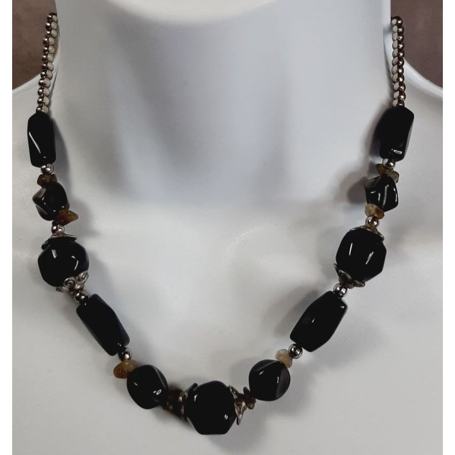 Other Premier Designs Vintage Gothic Black Beaded Necklace Size ONE SIZE - 1 Thumbnail