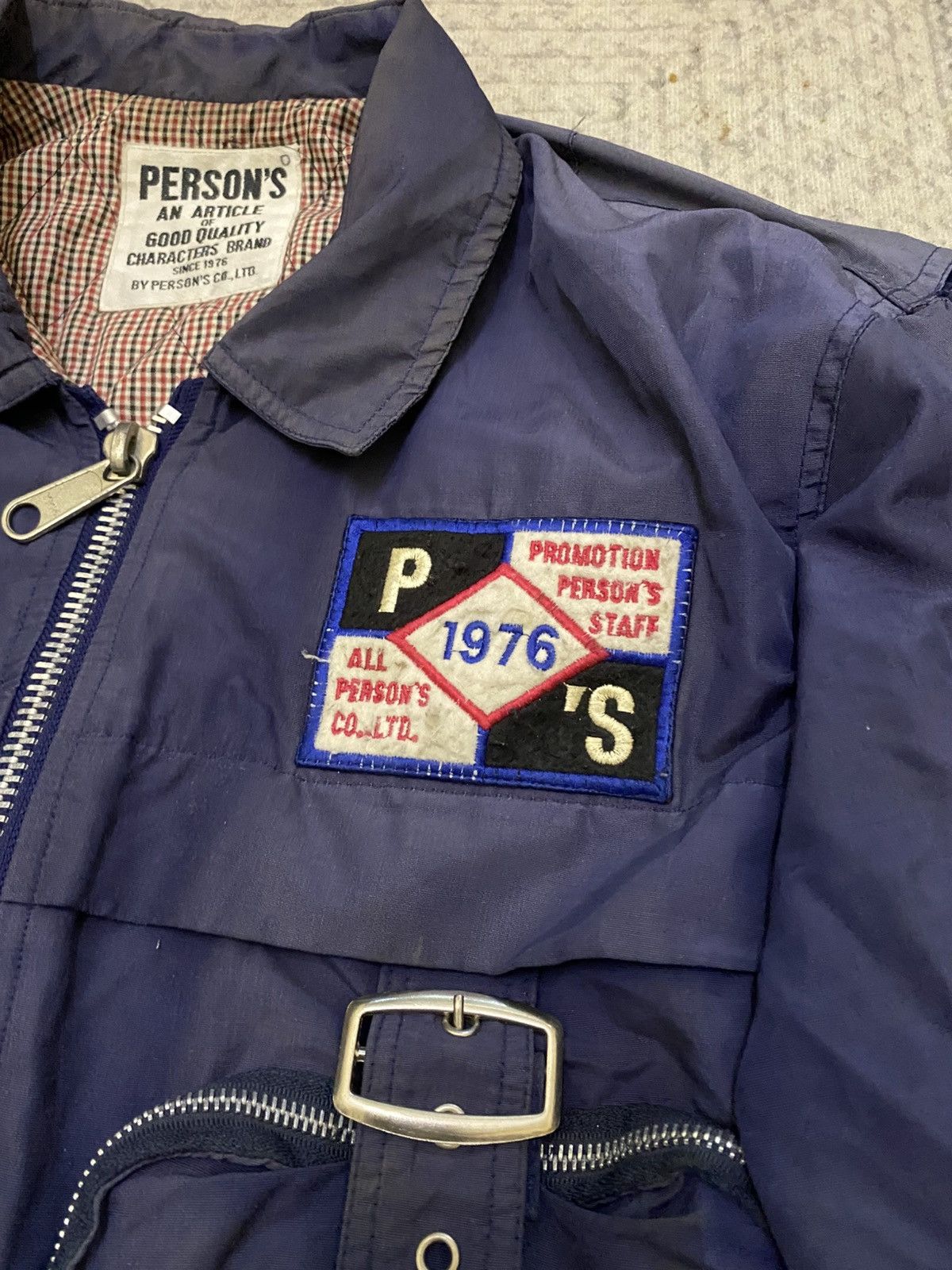 Vintage VINTAGE PERSONS REVERSIBLE BOMBER STYLE JACKET Size US M / EU 48-50 / 2 - 6 Thumbnail