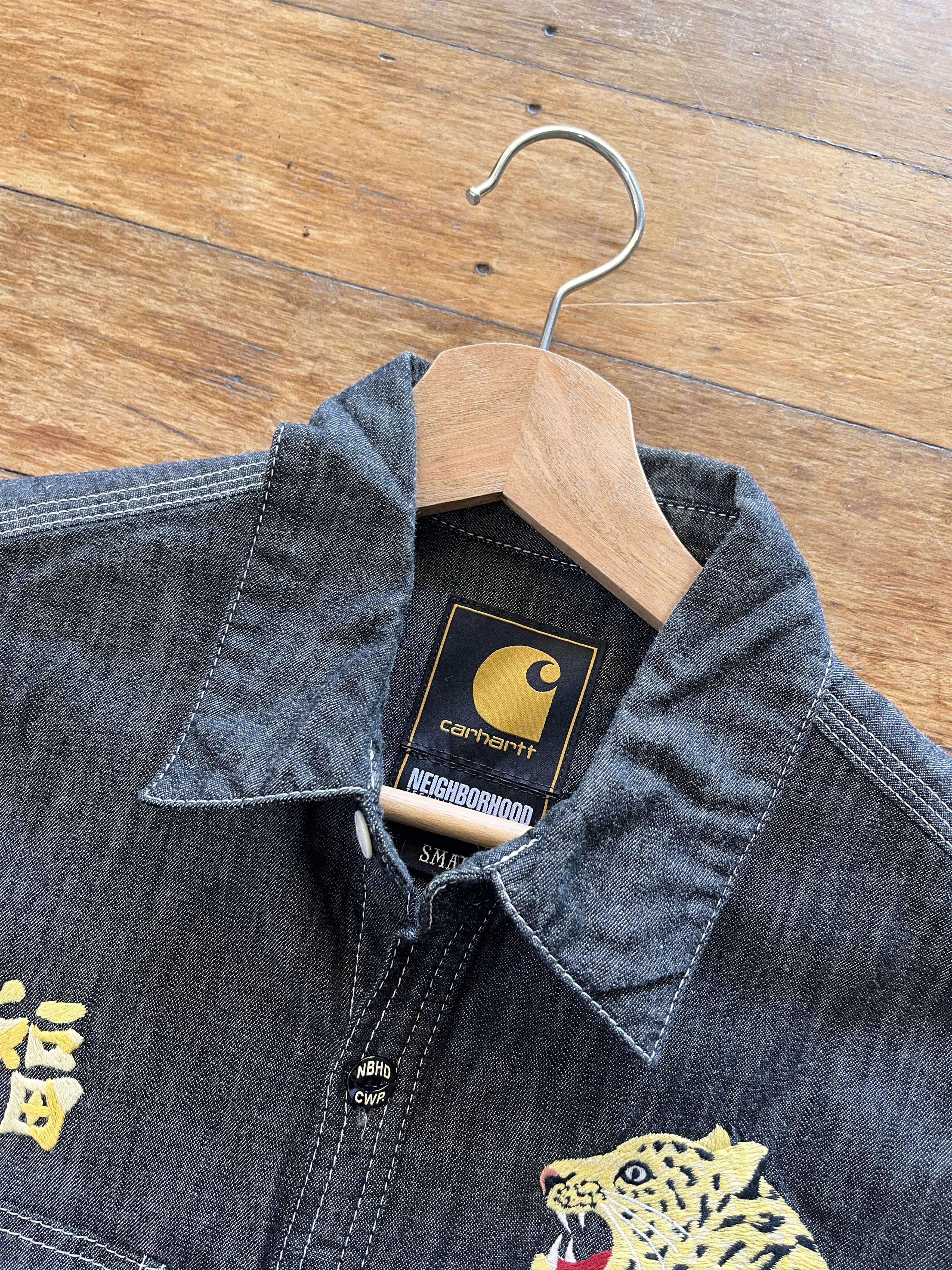 Carhartt × Neighborhood Carhartt WIP x Neighborhood Embroidered Denim Shirt Size US S / EU 44-46 / 1 - 2 Thumbnail