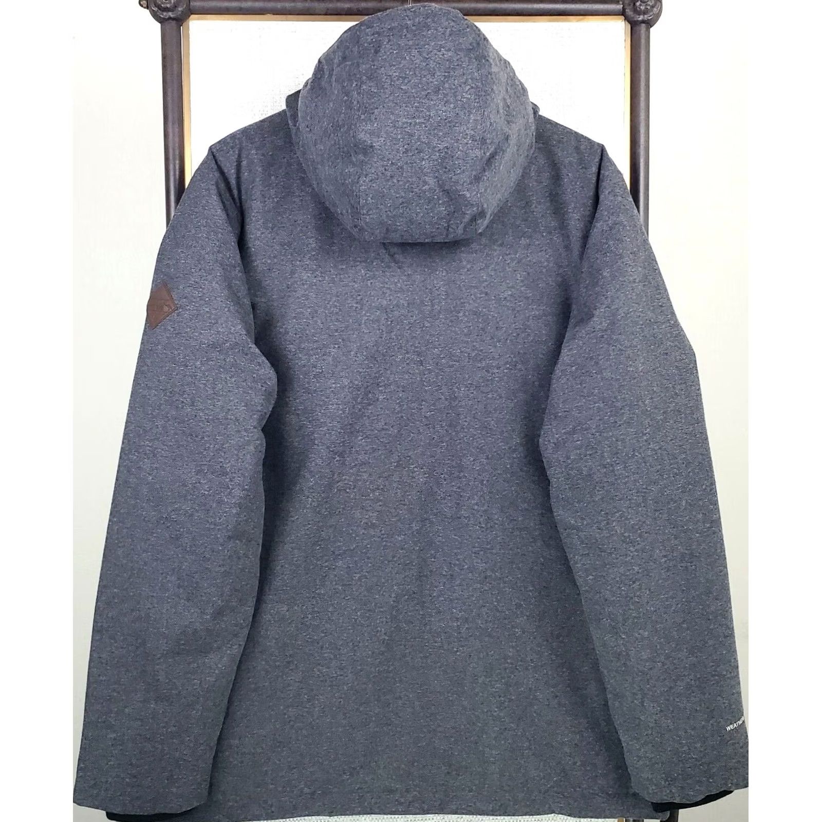Eddie Bauer EDDIE BAUER WeatherEdge Jacket Mens L Down 650 Hooded Windproof Waterproof Herringbone Gray Size US L / EU 52-54 / 3 - 7 Thumbnail
