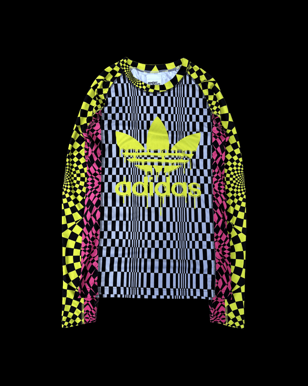 Adidas × Jeremy Scott Rare JEREMY SCOTT ADIDAS CRAZY L/S SHIRT Size US M / EU 48-50 / 2 - 1 Thumbnail