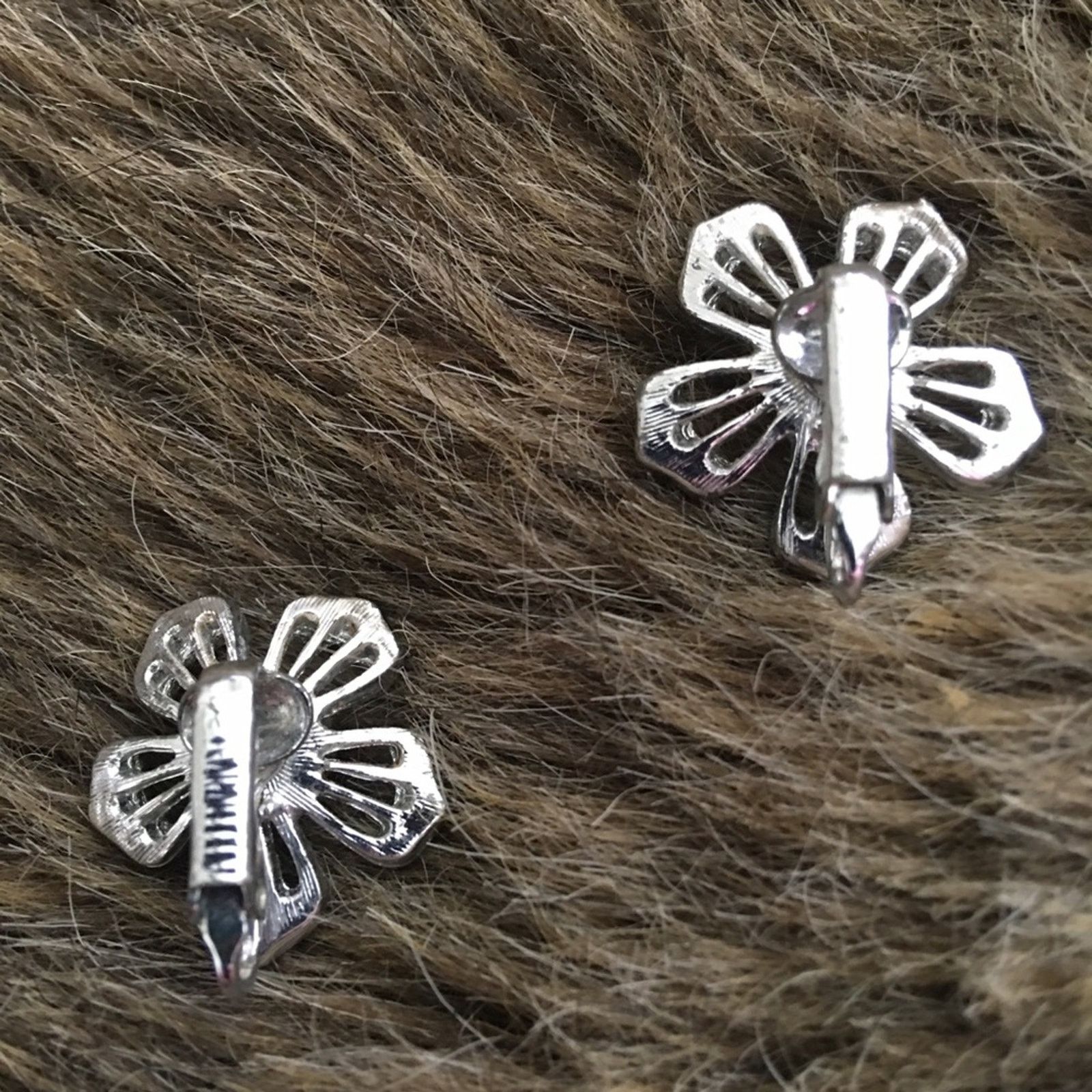 Jewelry Vintage 60s Sarah Coventry floral clip earrings Size ONE SIZE - 2 Thumbnail