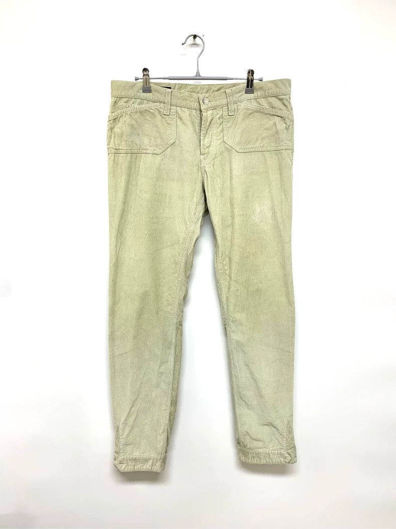 Gucci Gucci Light green corduroy casual pants 2501-Nextarrow Size US 32 / EU 48 - 1 Thumbnail