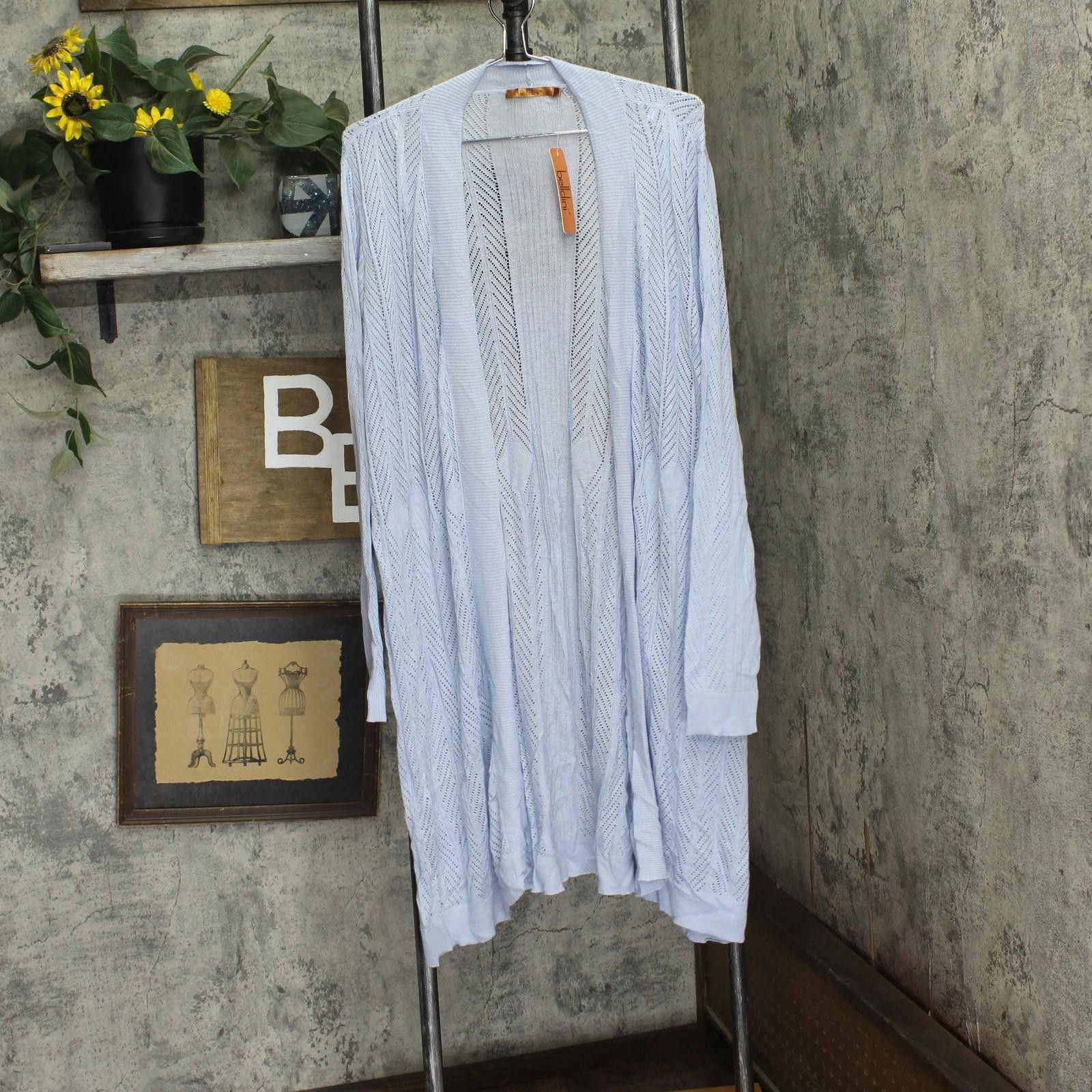 Nwt Belldini Size Cardigan Sweater As230224x Blue Haze 3x main image 0