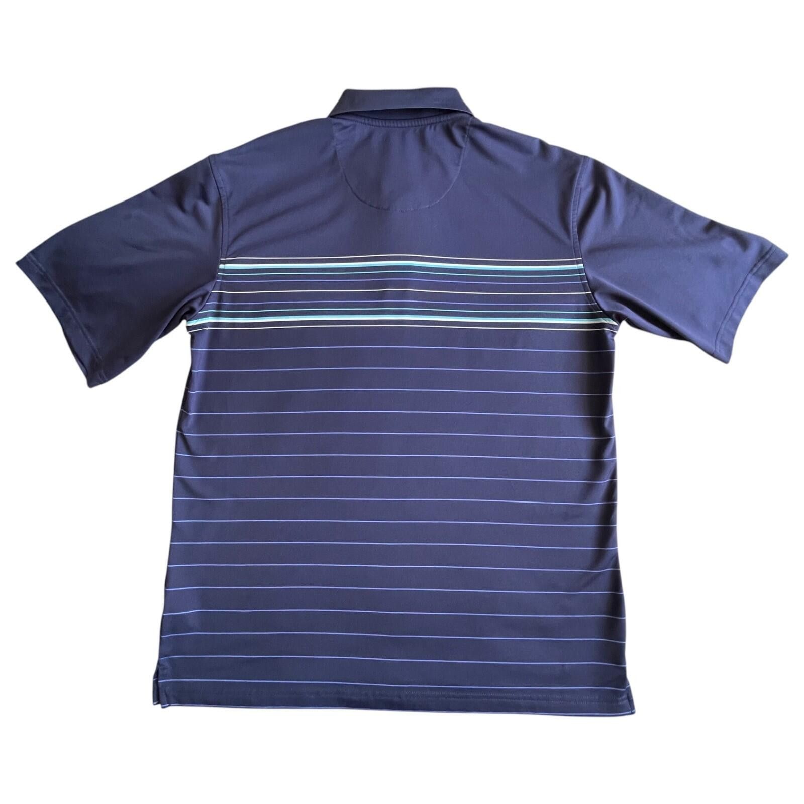 Lone Cypress By Pebble Beach Pebble Beach Golf Polo Mens L Blue Striped Shirt CLEAN! Size US L / EU 52-54 / 3 - 4 Thumbnail