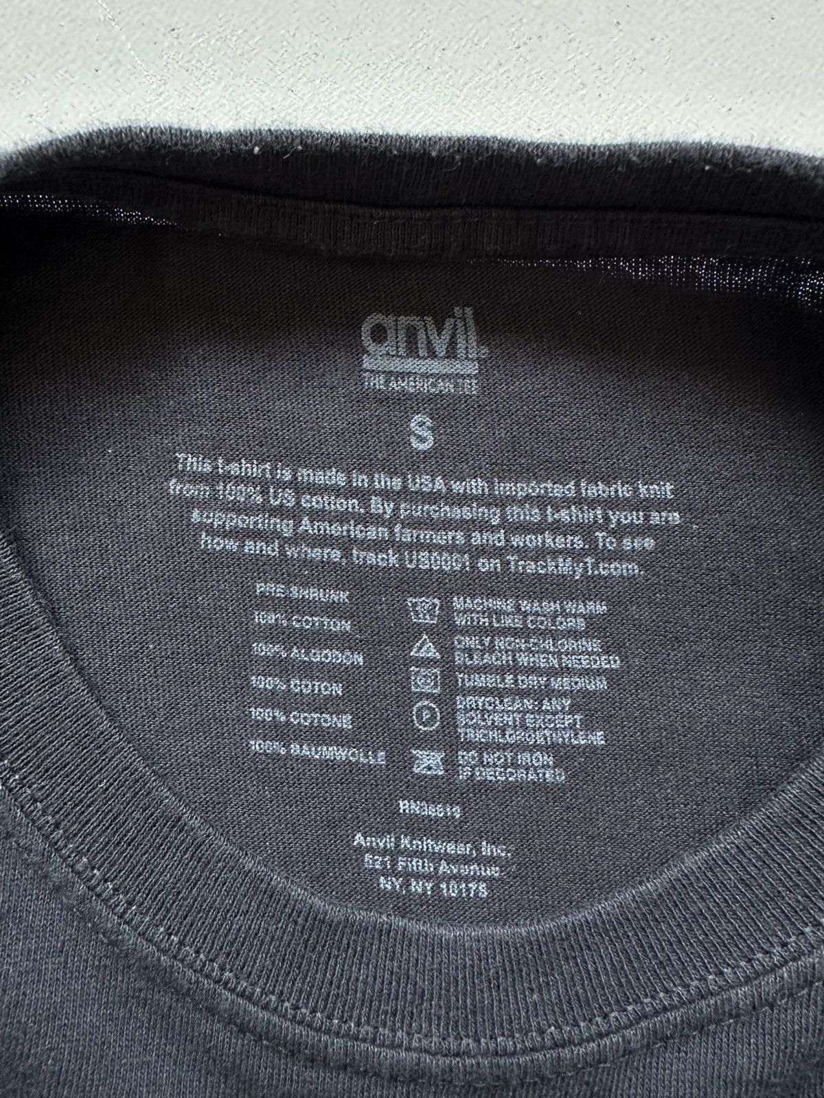 Anvil 90s Vintage Anvil Einstein Box Logo Tee Size US S / EU 44-46 / 1 - 6 Thumbnail