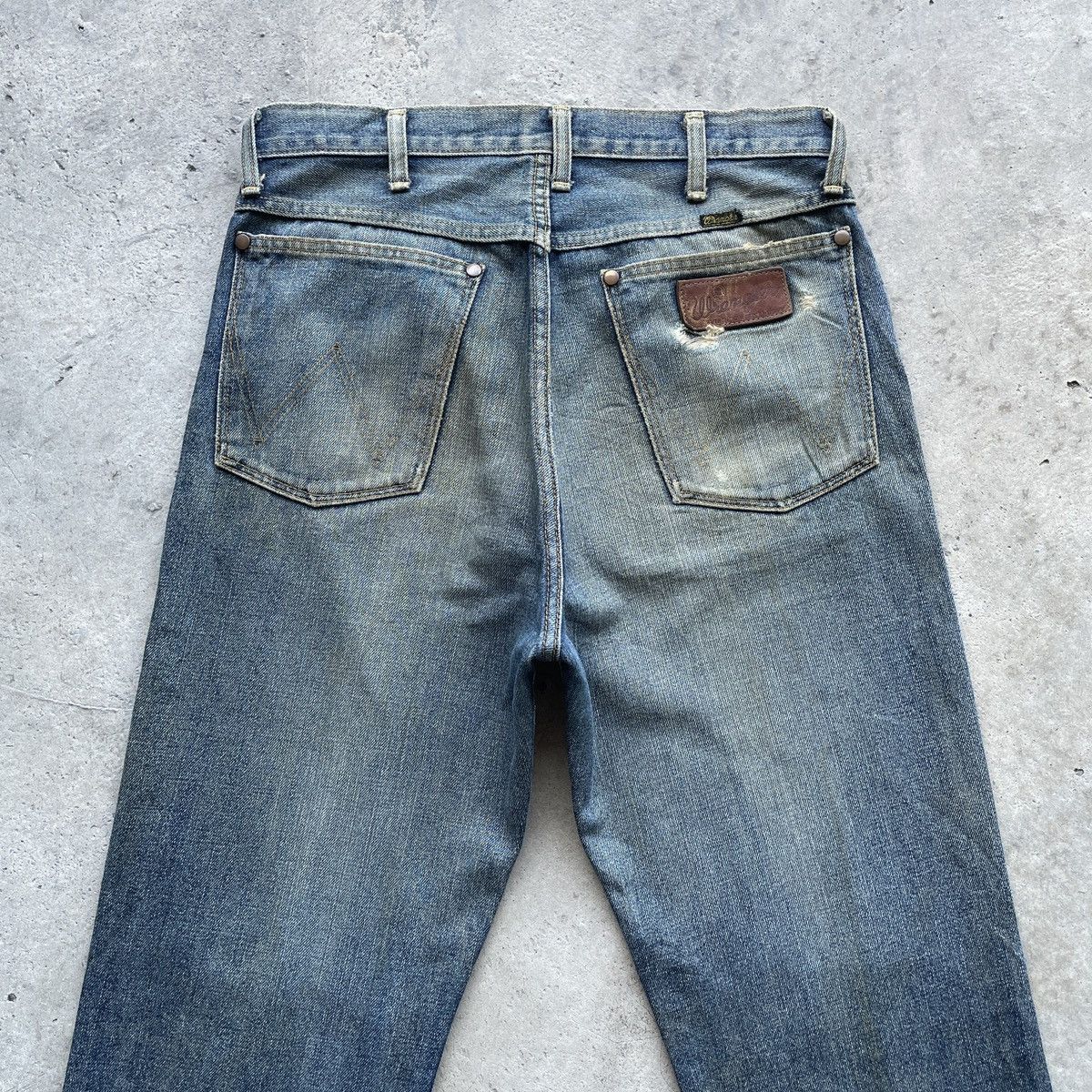 Vintage Vintage Wrangler Rusty Jeans Distressed Faded Pants Denim Size US 31 - 10 Thumbnail