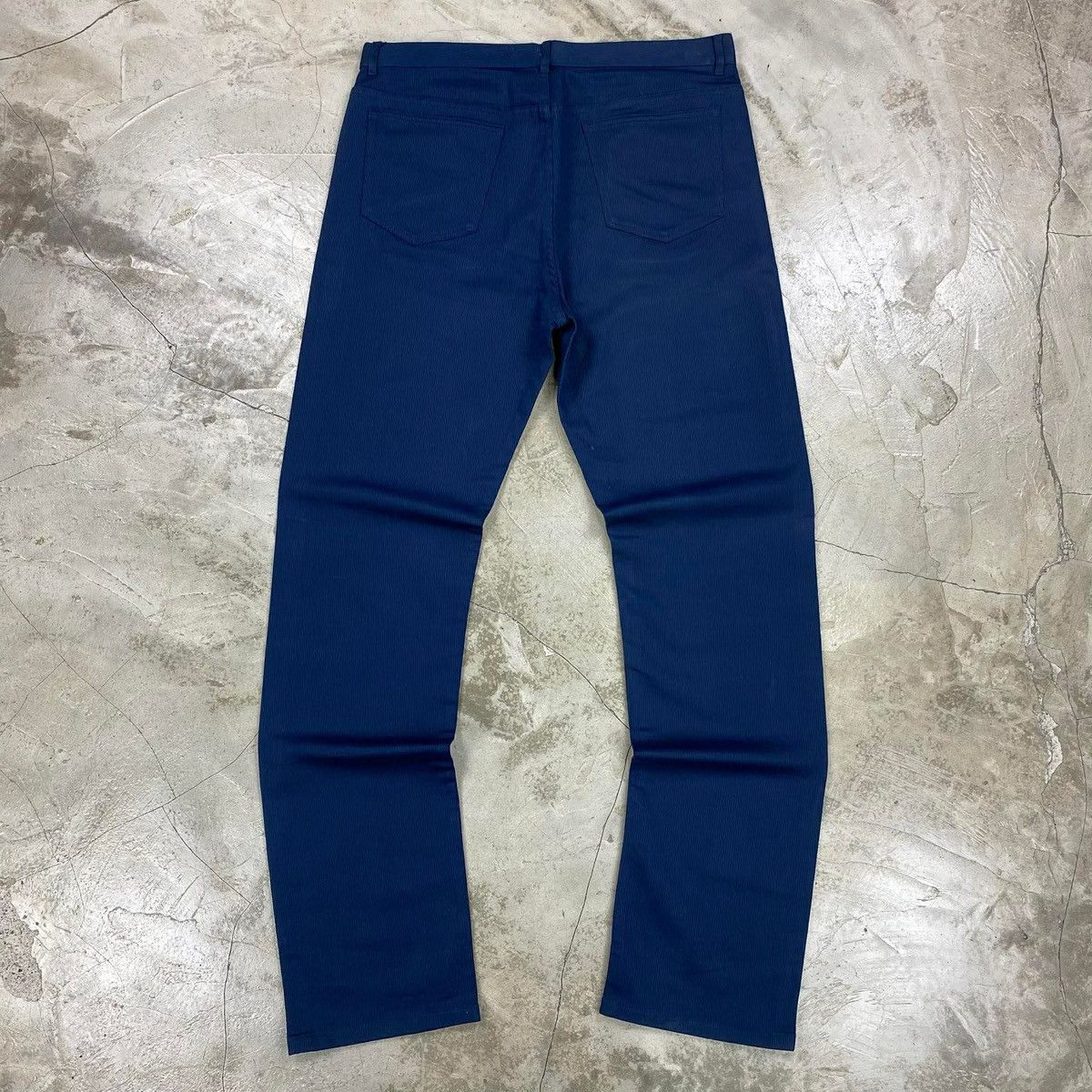 A.P.C. Jean Standard Indigo Ottoman Rib Pants Size US 32 / EU 48 - 10 Thumbnail