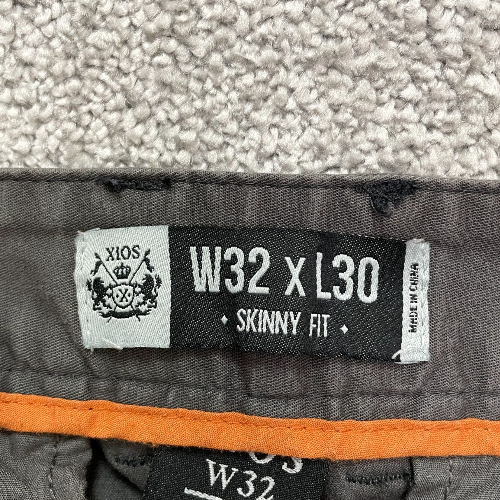 Vintage XIOS Chino Pants Men's 32x30 Dark Gray Casual Outdoor Straight Leg Size US 32 / EU 48 - 5 Thumbnail