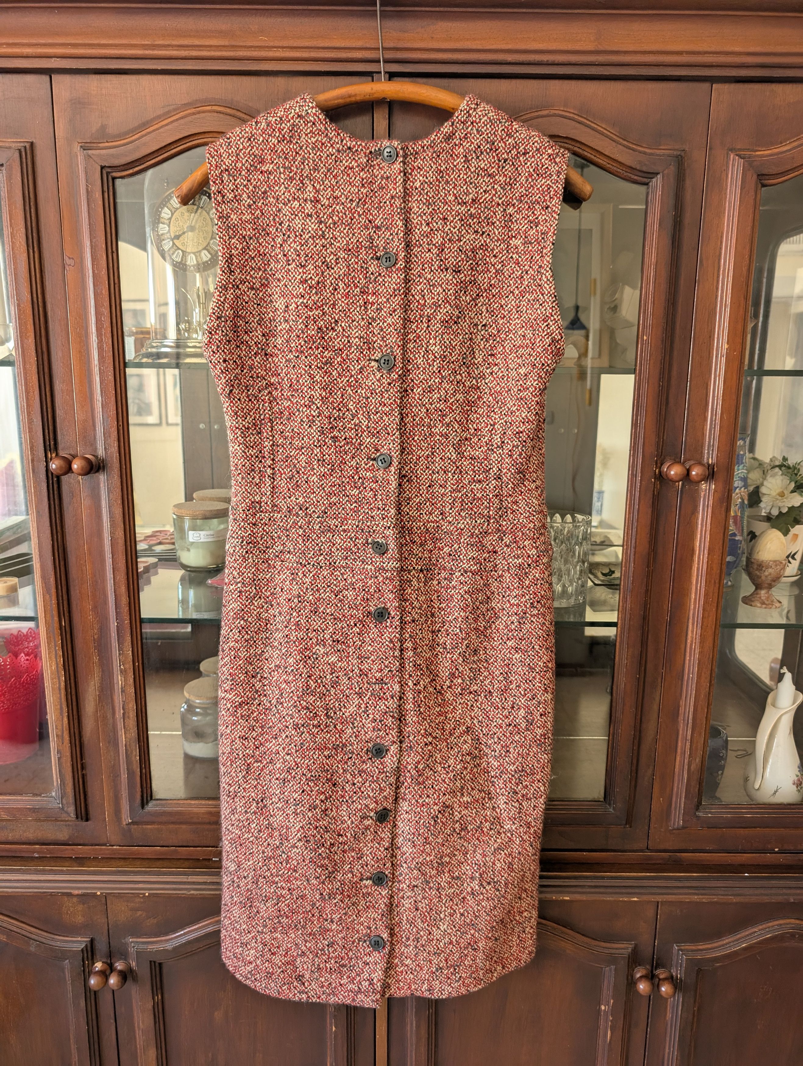 Cacharel Cacharel tweed knit vest dress Size S / US 4 / IT 40 - 1 Thumbnail
