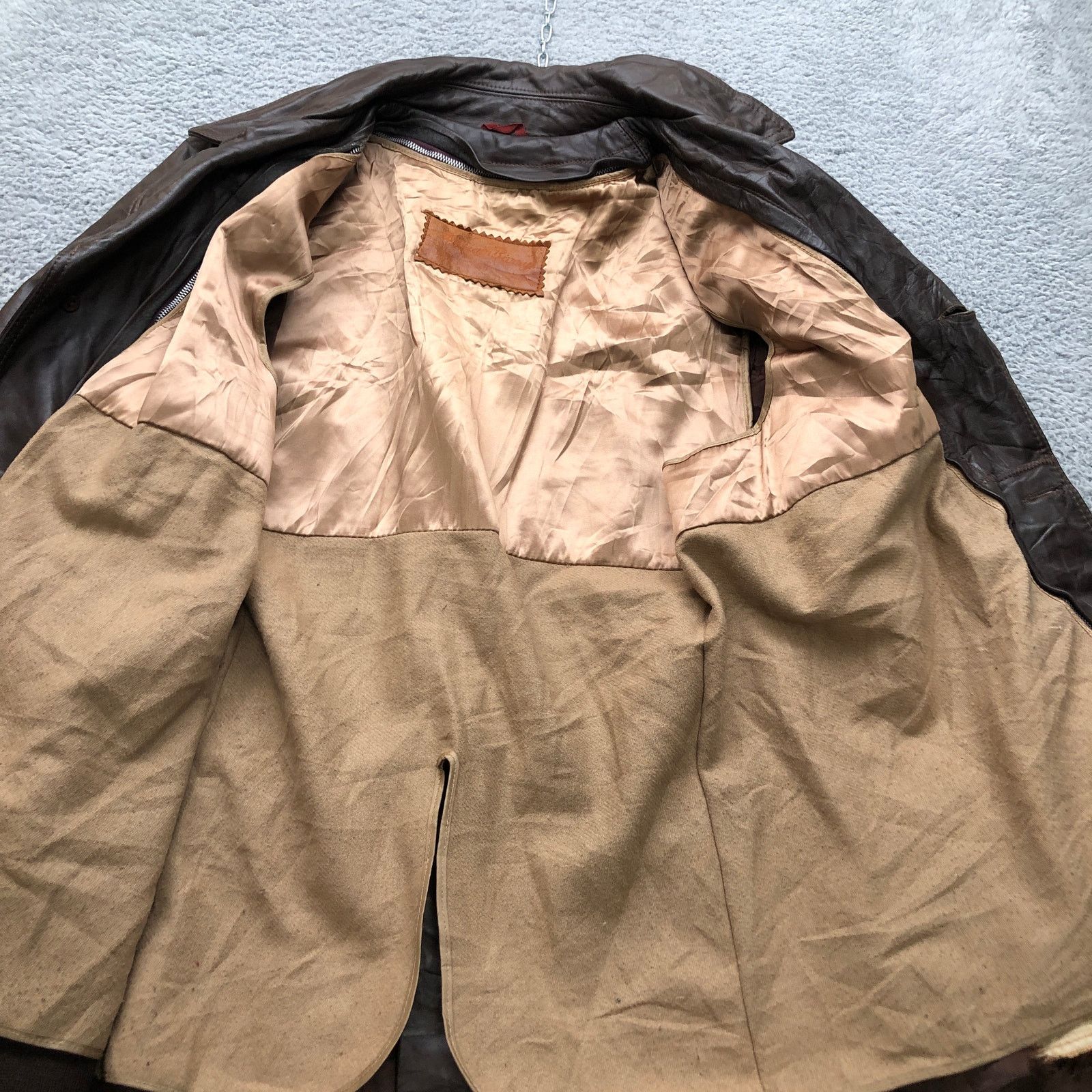 William Barry VTG William Barry Removable Liner Leather Coat Men Medium Size US M / EU 48-50 / 2 - 6 Thumbnail