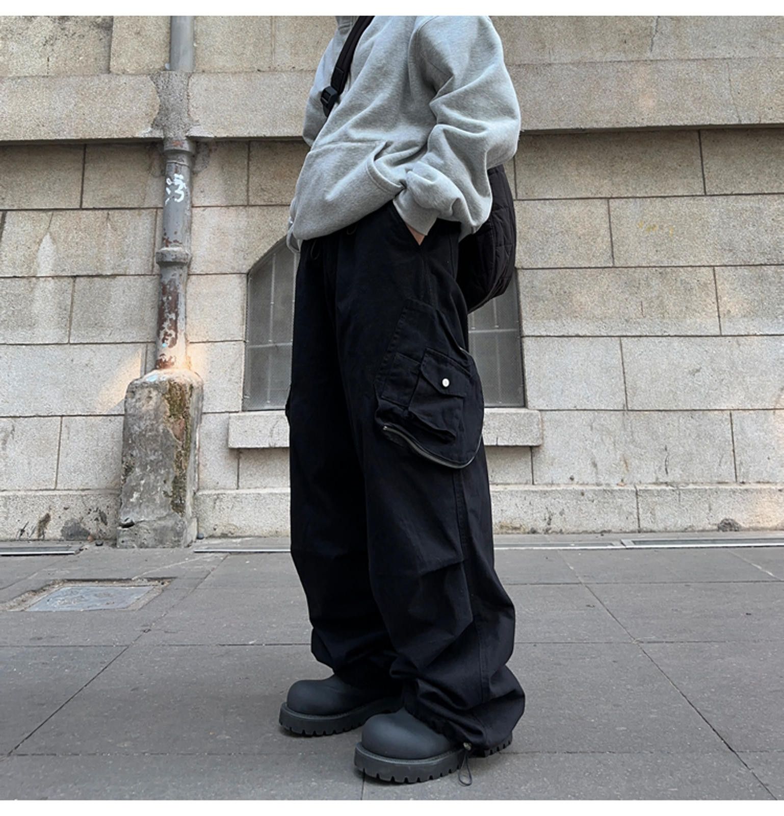 Vintage Urban Style Baggy Cargo Pants Size US 32 / EU 48 - 6 Thumbnail
