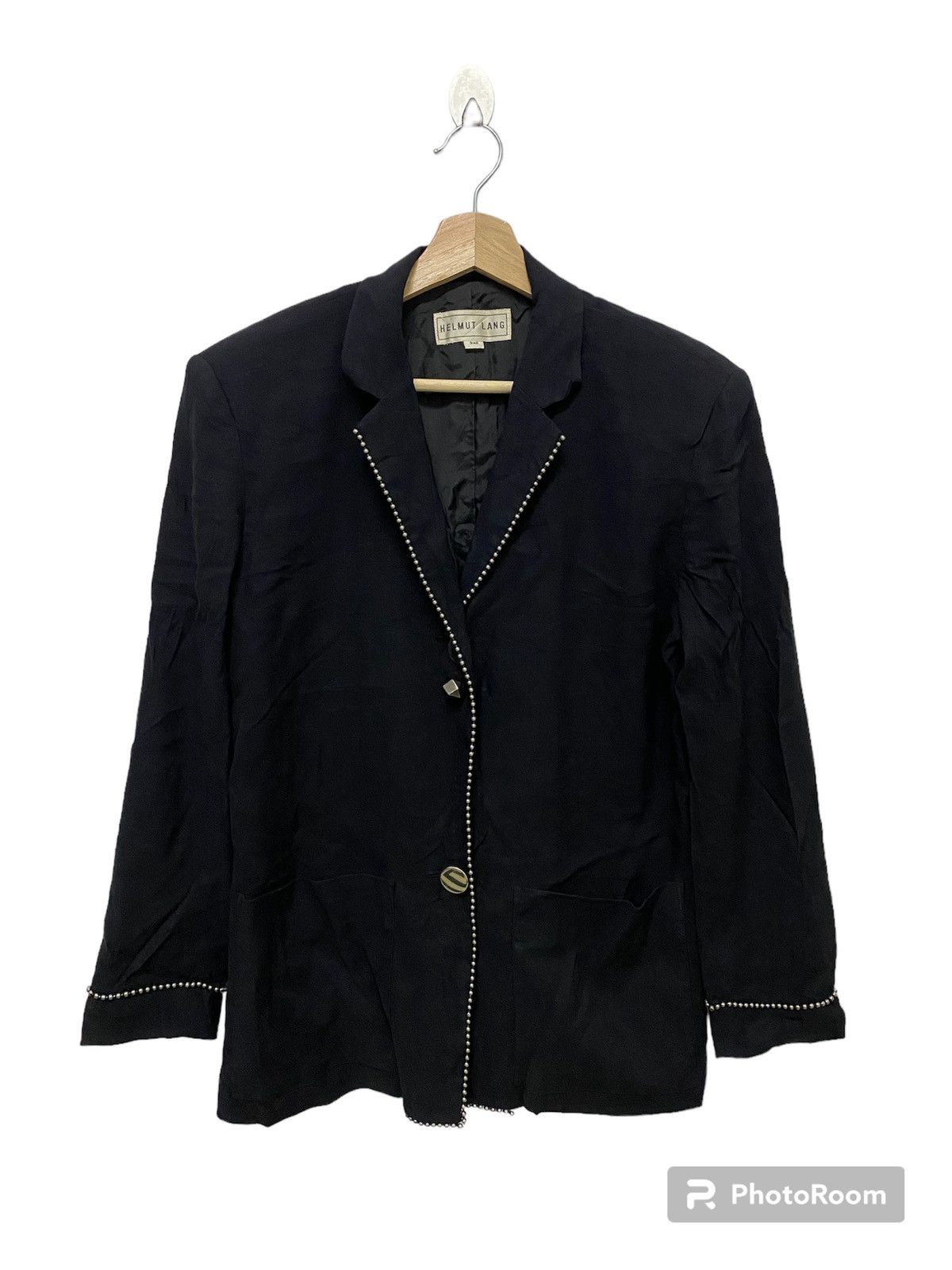 Helmut Lang Helmut Lang Mid 80s ornaments mesh jacket Size M / US 6-8 / IT 42-44 - 1 Thumbnail