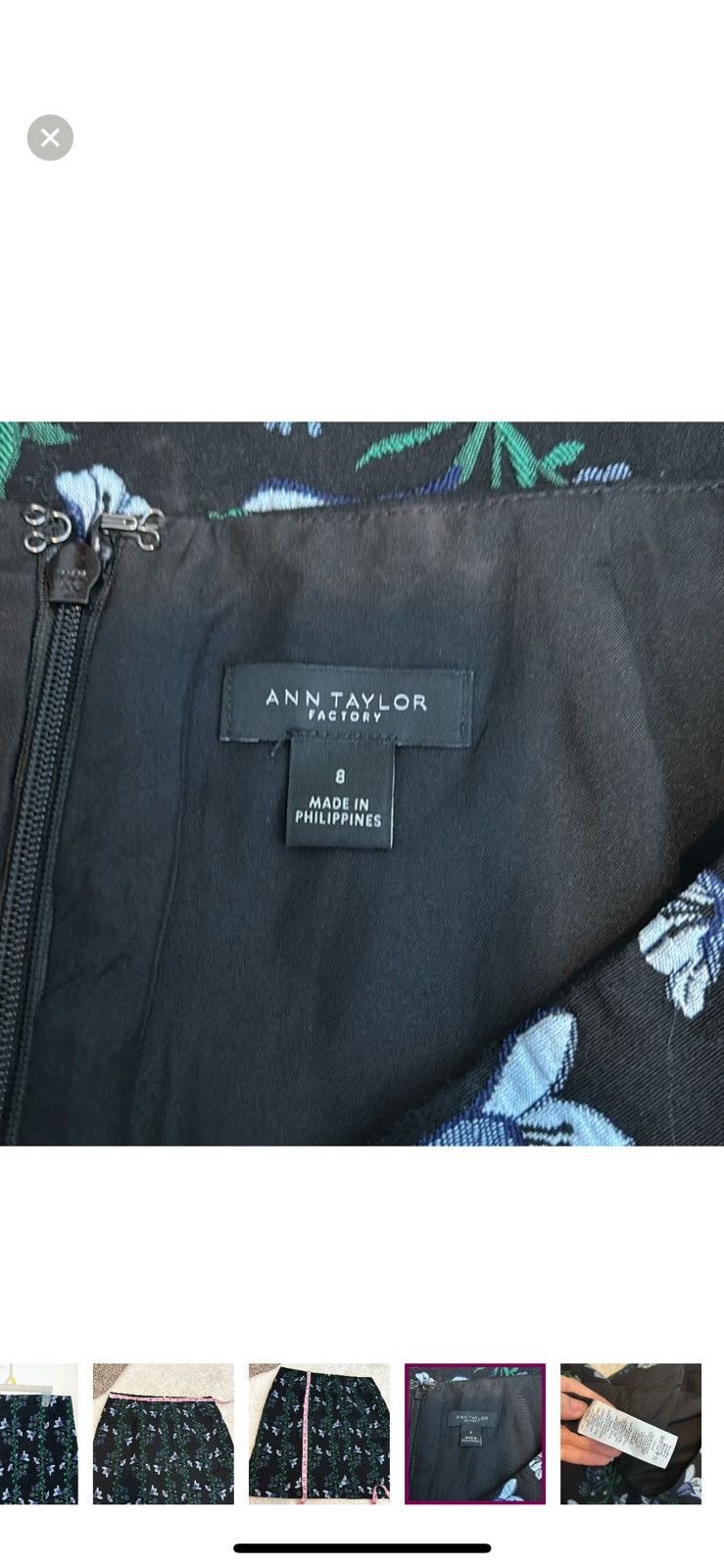 Ann Taylor Ann Taylor floral embroidered skirt size 8 Size 30" / US 8 / IT 44 - 5 Thumbnail