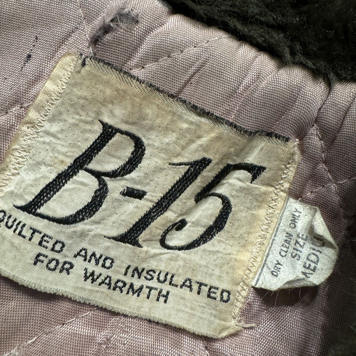 Vintage B-15 Vintage Cotton Flight Jacket Size US M / EU 48-50 / 2 - 4 Thumbnail