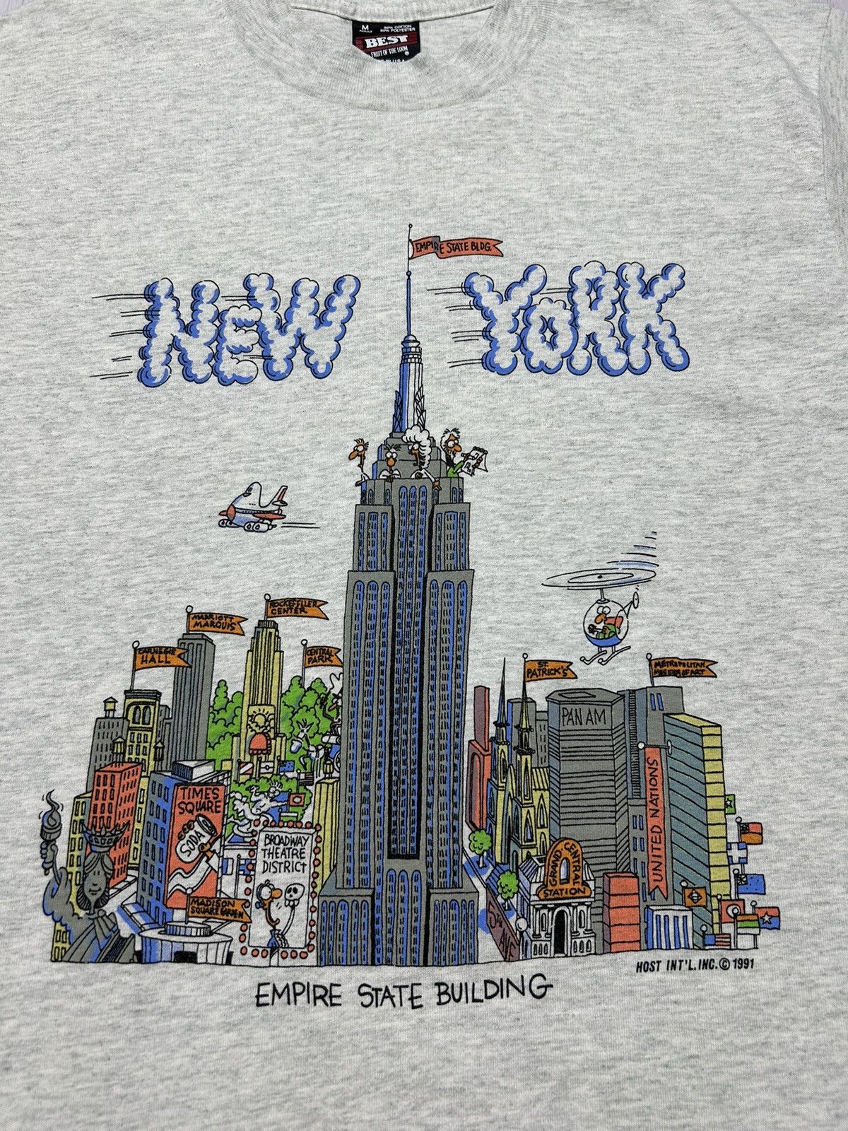 Vintage Rare Vintage 1991 New York Empire State Building T-Shirt Size US M / EU 48-50 / 2 - 4 Thumbnail