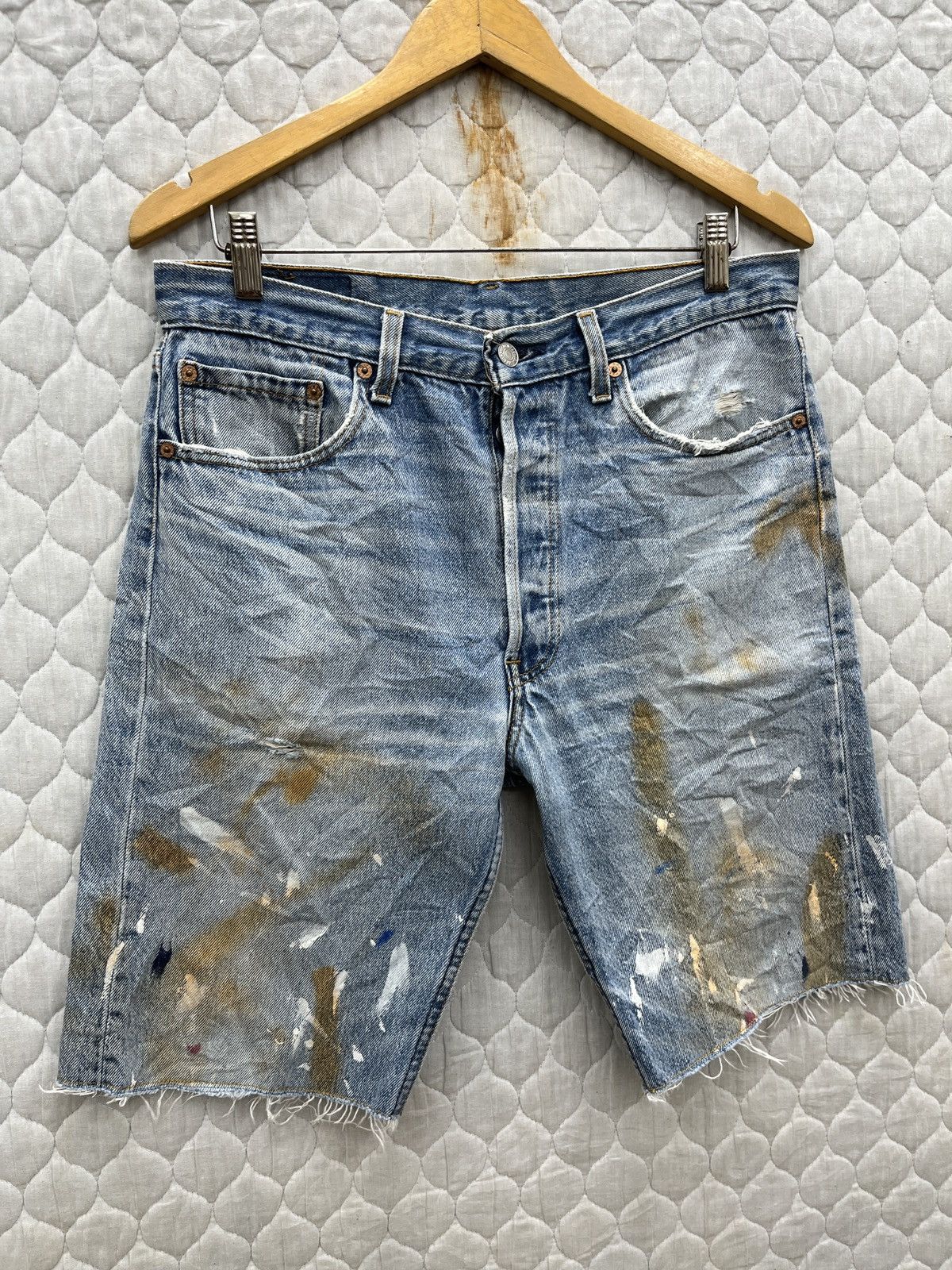 Levi's 🔥🔥🔥STEALS VTG LEVIS 501 SHORTS (CUSTOM) Size US 32 / EU 48 - 3 Thumbnail