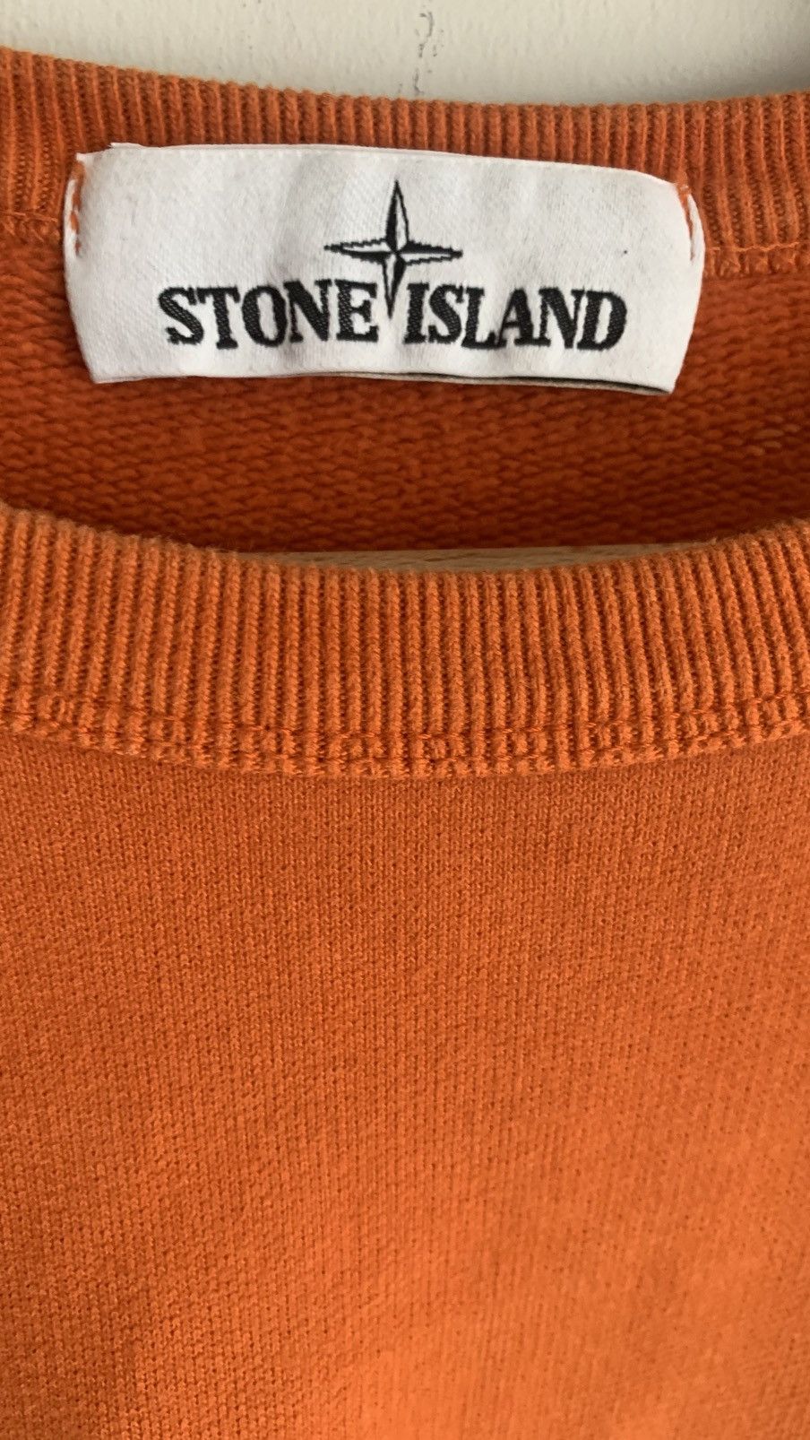 Stone Island Stone Island Orange Crewneck Sweatshirt Size M Size US M / EU 48-50 / 2 - 4 Thumbnail