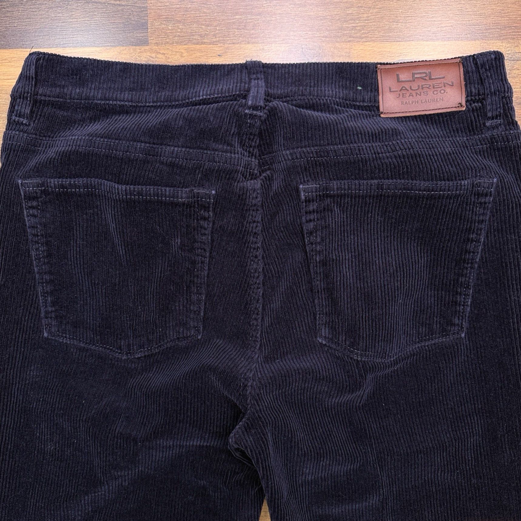 Ralph Lauren Lauren Ralph Lauren Jeans Straight 12 Womens Navy Blue Denim 5-Pocket Stretch Classic Modern Belt Loops Size 34" / US 12 / IT 48 - 7 Thumbnail