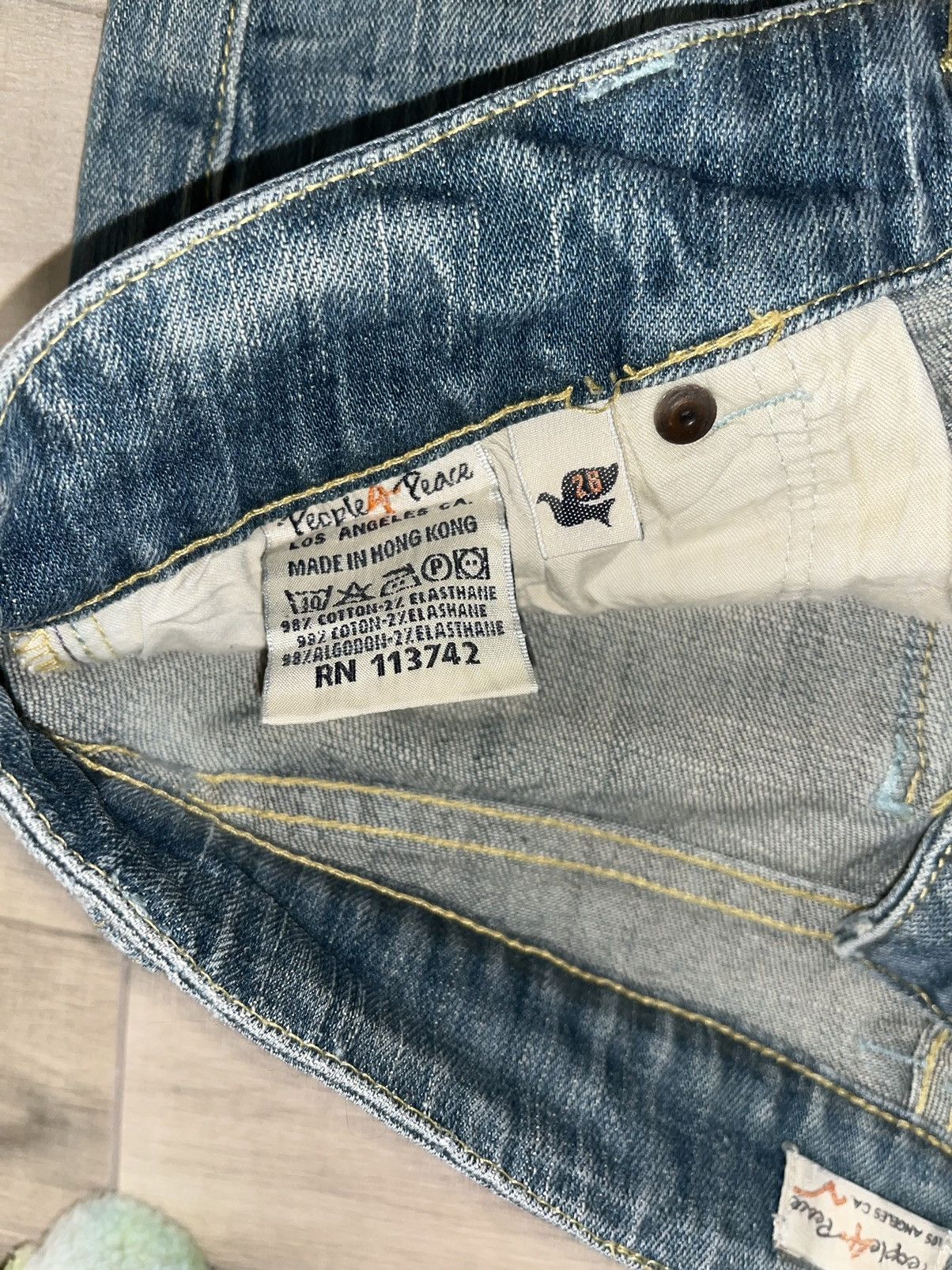 Other People 4 Peace Studded Boho Jeans Size 28" / US 6 / IT 42 - 3 Thumbnail