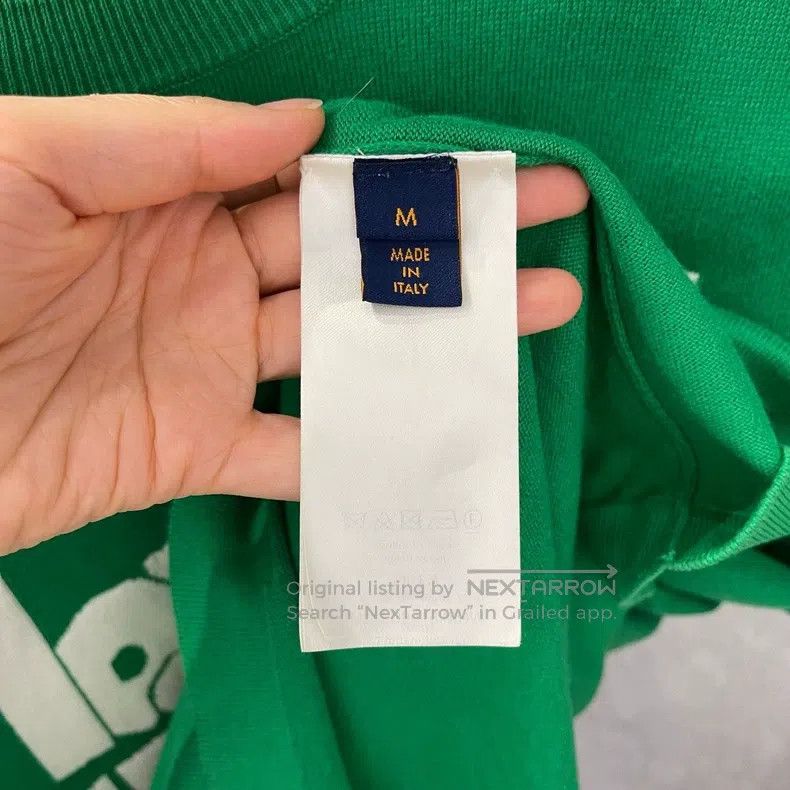 Louis Vuitton Louis Vuitton Logo printed white and green knitted short s Size US M / EU 48-50 / 2 - 4 Thumbnail