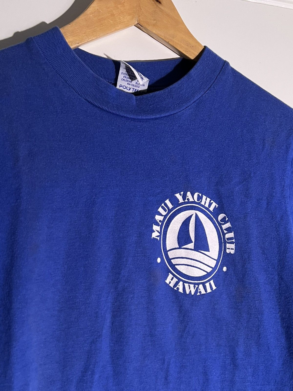 Vintage 90’s VTG Vintage Maui Yacht Club Hawaii Retro Tee T Shirt Size US S / EU 44-46 / 1 - 7 Thumbnail