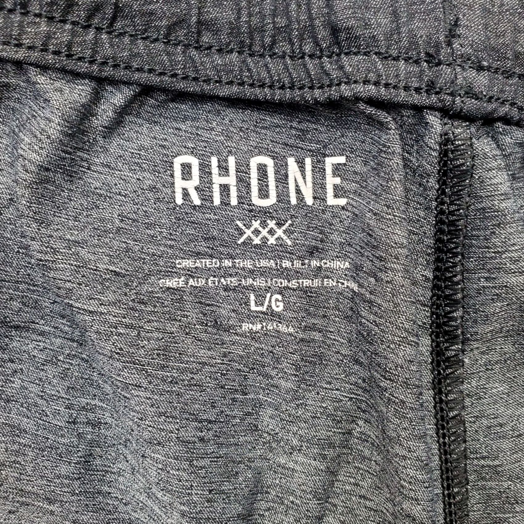 Rhone Rhone Mens Running Shorts Gray Stretch Pleated Front Elastic Waist Pull On: Mens Size L Size US 33 - 6 Thumbnail