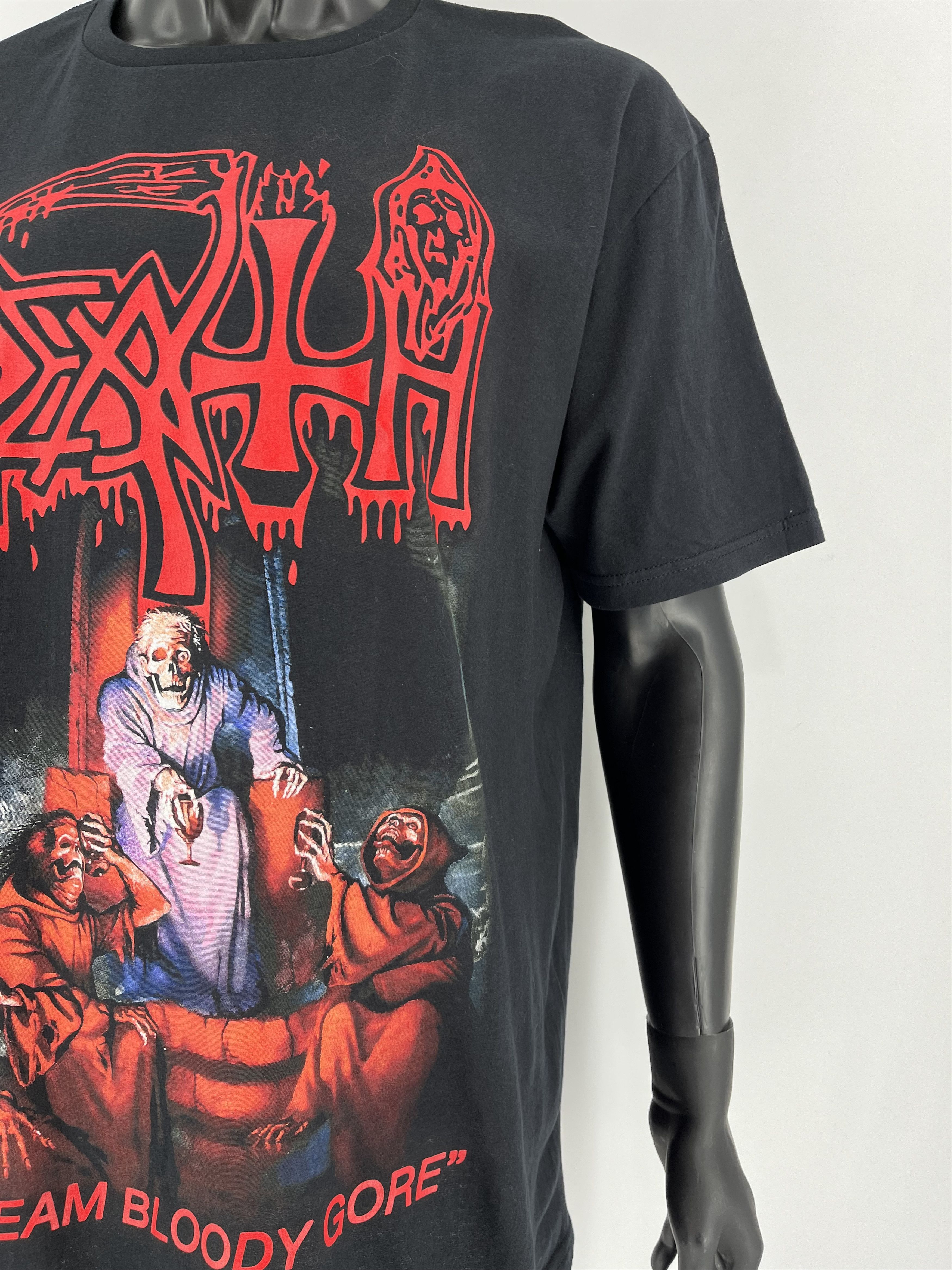 Band Tees Death Scream Bloody Gore Metal Band T-Shirt Size US XL / EU 56 / 4 - 8 Thumbnail