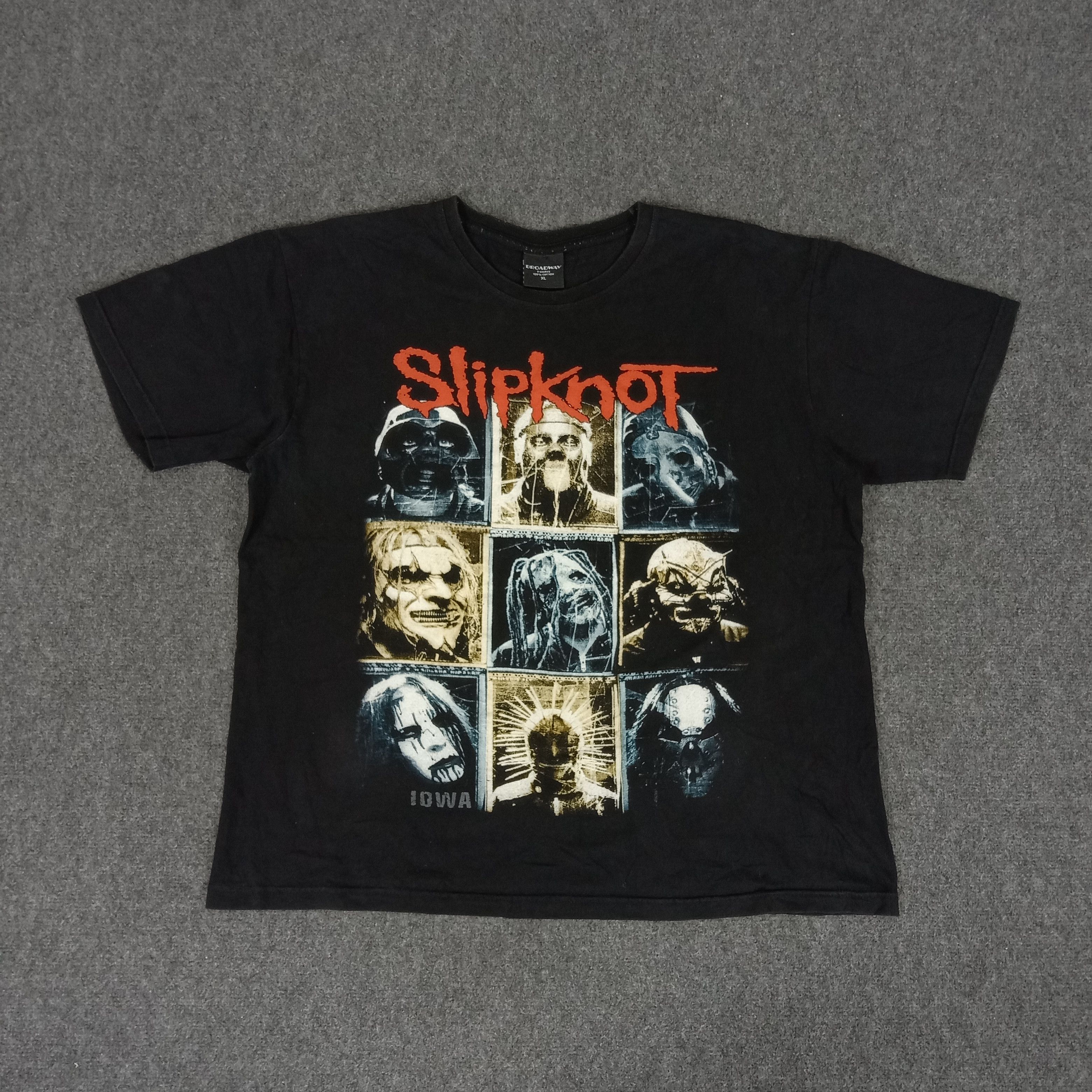 Slipknot × Vintage Slipknot American Heavy Metal Band Tshirt Size US XL / EU 56 / 4 - 1 Thumbnail