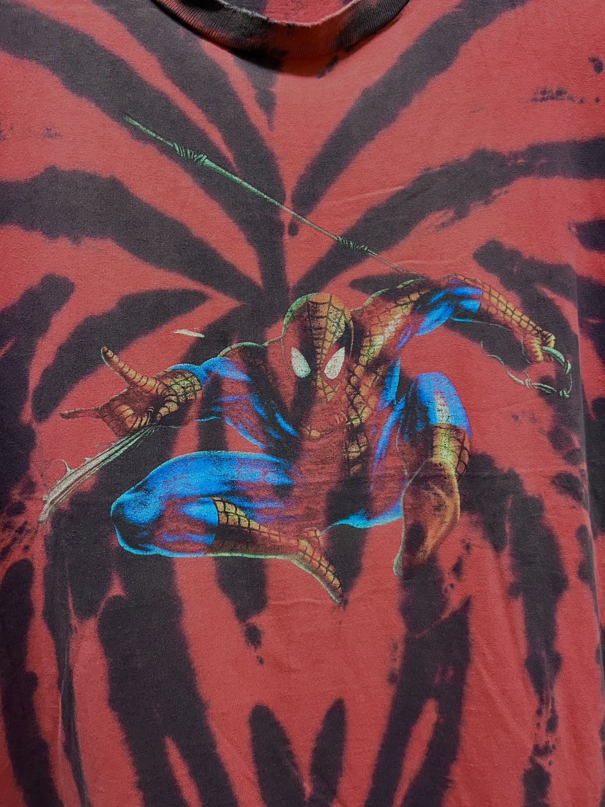 Marvel Comics Vintage 90s Marvel Spiderman Single Stitch T-Shirt Size US XL / EU 56 / 4 - 2 Thumbnail