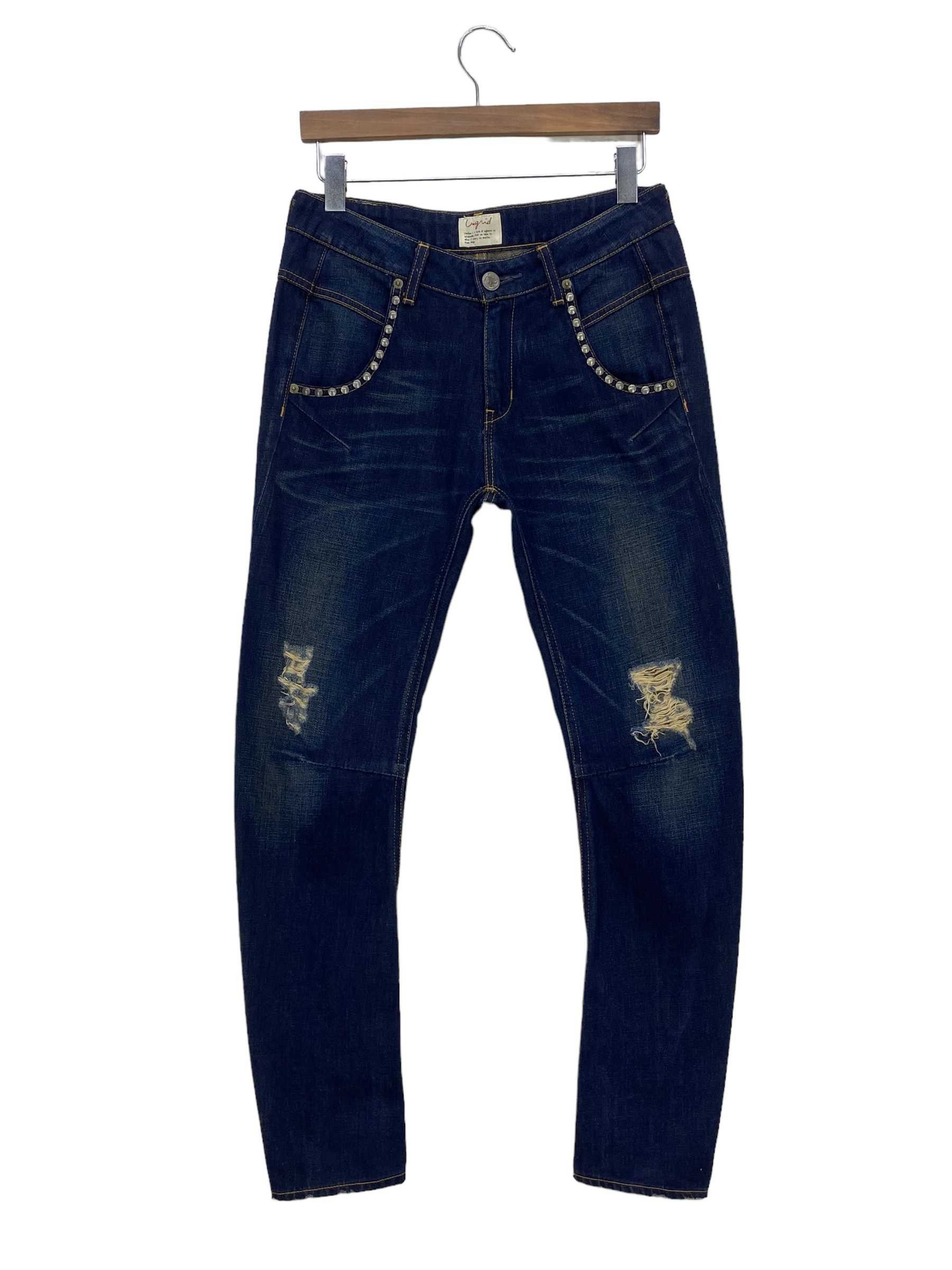 Japanese Brand Ingrid Skinny Jeans Low Rise Jeans Size 25" / US 0 / IT 36 - 1 Thumbnail