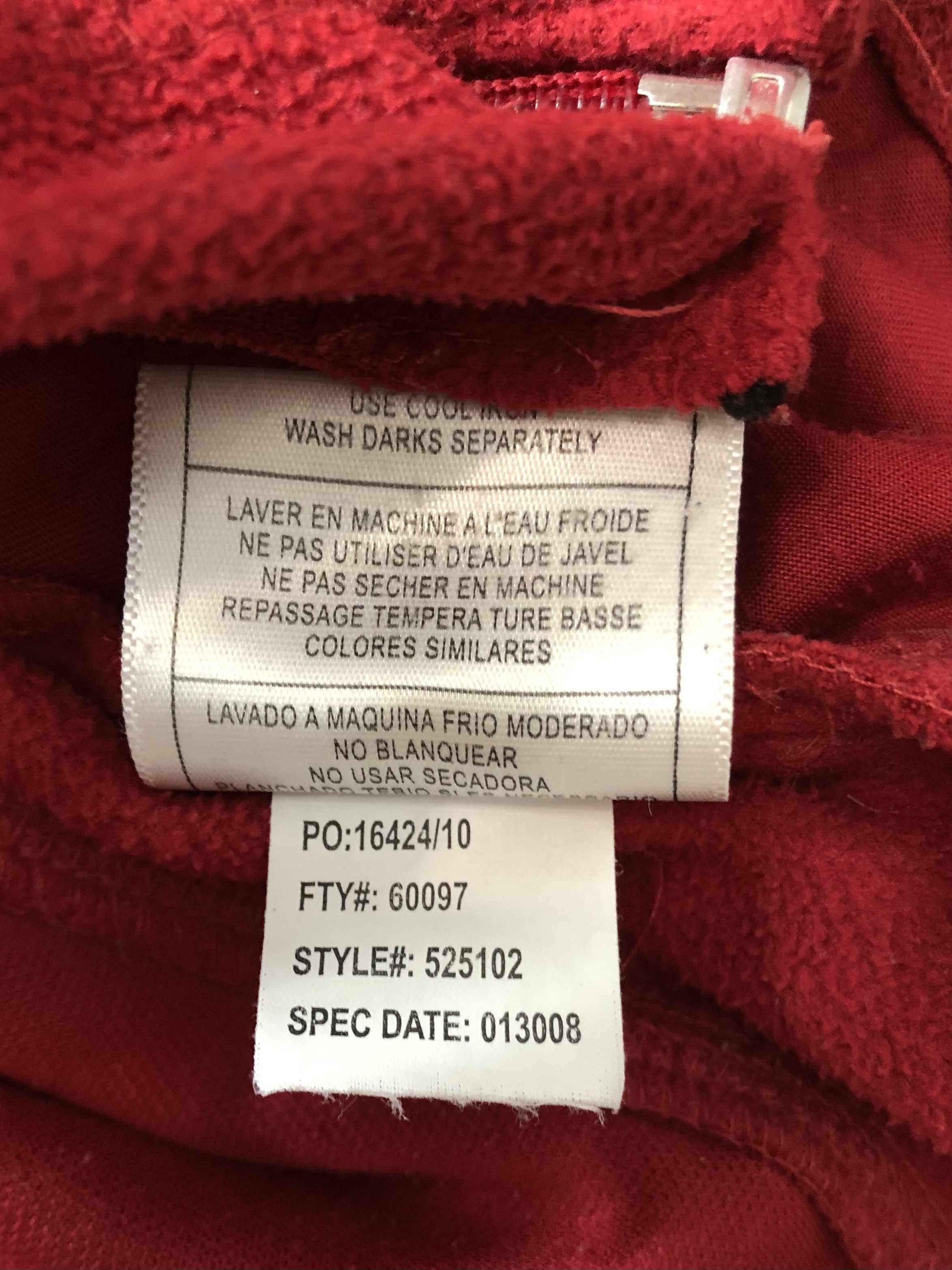 Vintage Vintage Fleece Track Top Size US S / EU 44-46 / 1 - 13 Thumbnail
