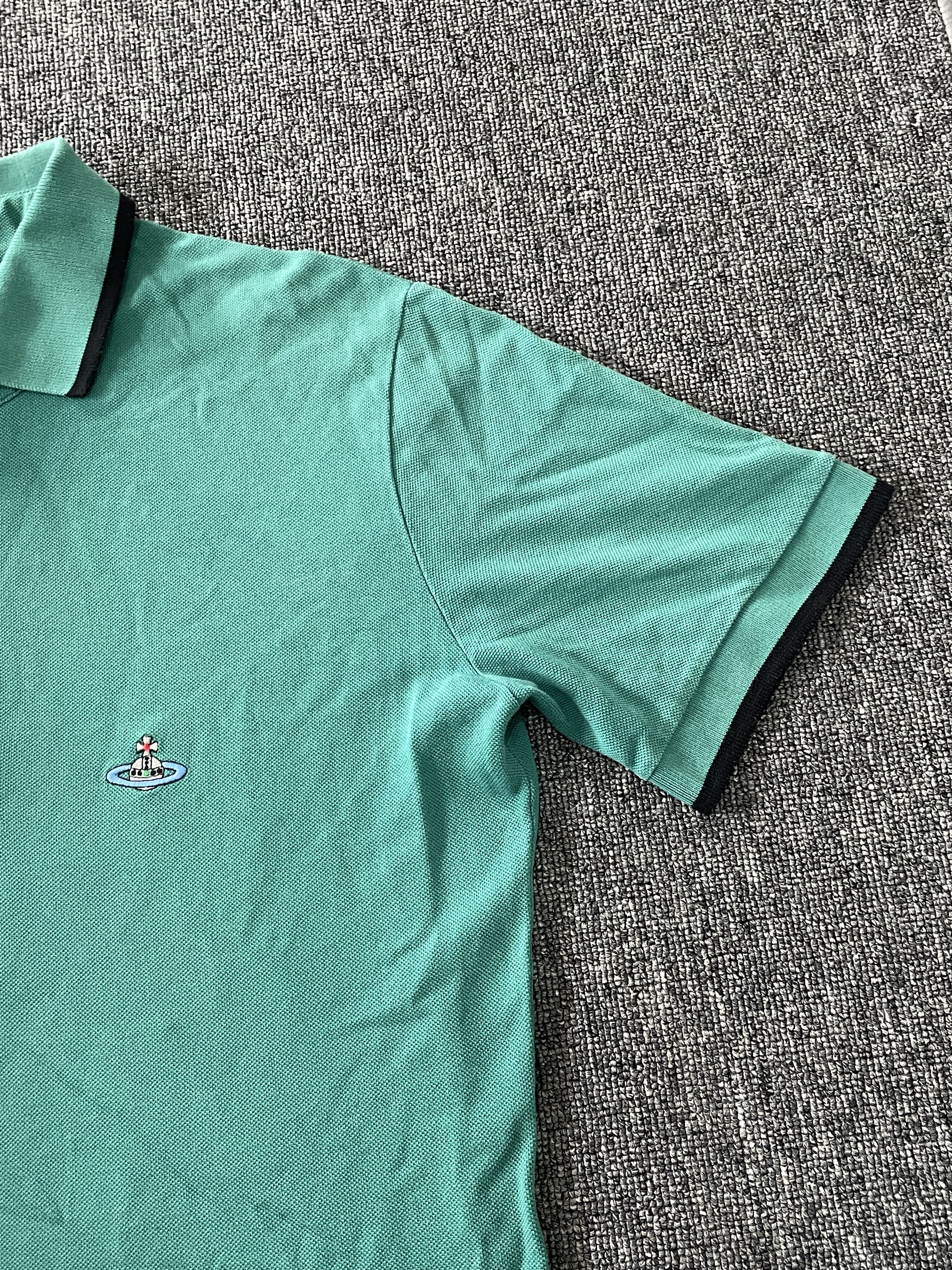 Vivienne Westwood Vivienne Westwood Polo Short Sleeve Shirt Green Size US L / EU 52-54 / 3 - 3 Thumbnail