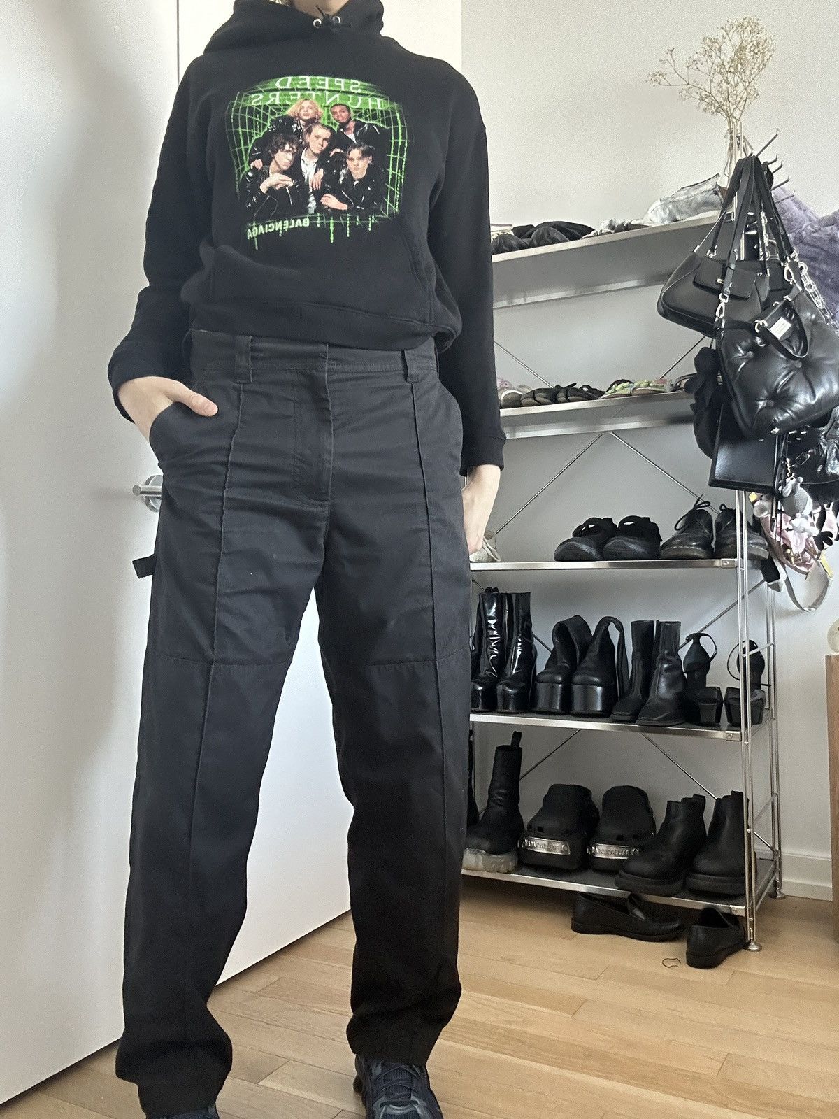 Balenciaga Balenciaga AW18 Speed Hunters Hoodie Size US S / EU 44-46 / 1 - 2 Thumbnail