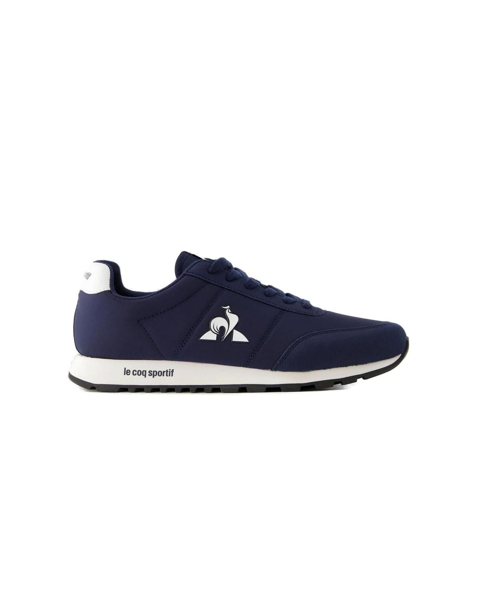image of Le Coq Sportif Print Rubber Sole Sneakers in Blue, Men's (Size 7)