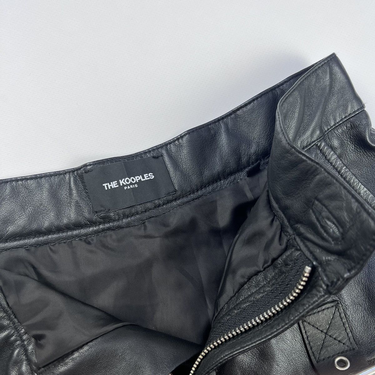 Leather × The Kooples The Kooples Learher mini skirt Size 26" / US 2 / IT 38 - 7 Thumbnail