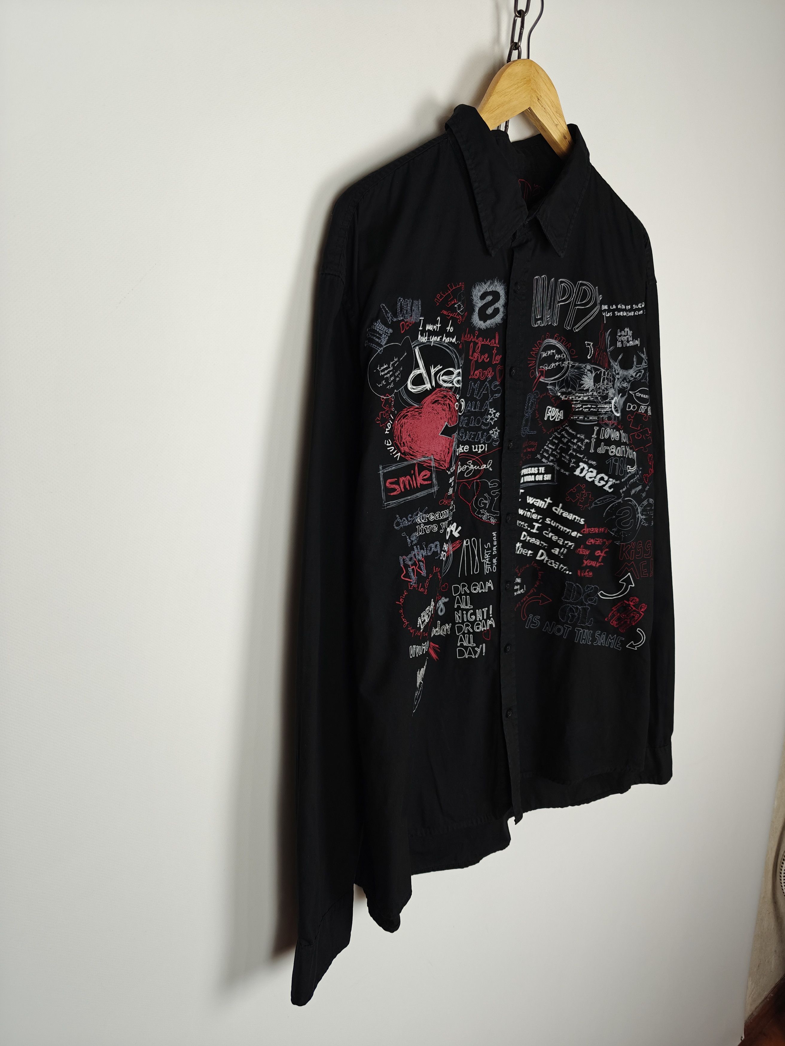 Desigual Desigual Shirt Collared Black size 3XL Size US XXL / EU 58 / 5 - 5 Thumbnail