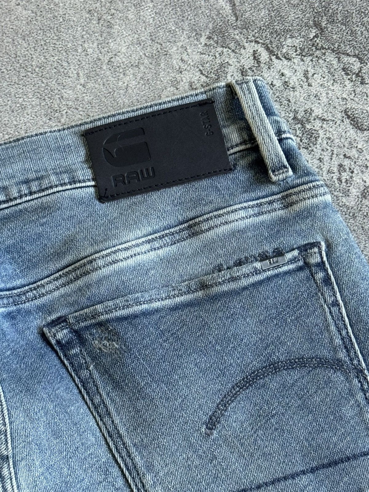 G-Star G star raw 30/30 3301 skinny Distressed pants jeans trousers Size US 30 / EU 46 - 4 Thumbnail