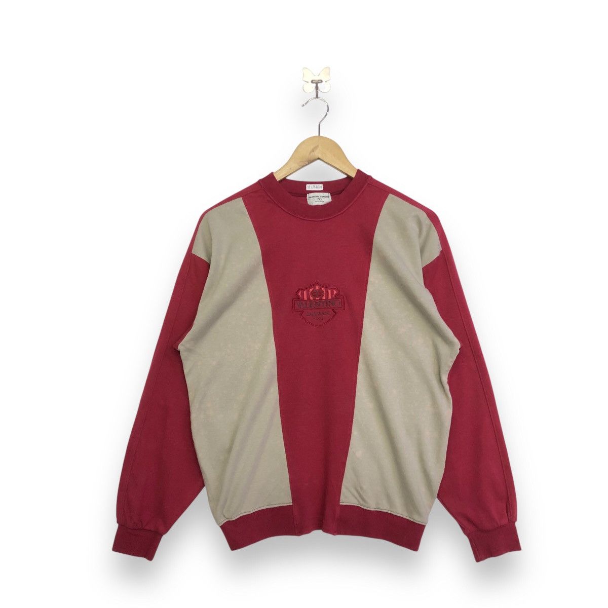Designer × Valentino × Vintage Vintage Valentino Garavani embriodered logo Sweatshirt Size US M / EU 48-50 / 2 - 1 Thumbnail