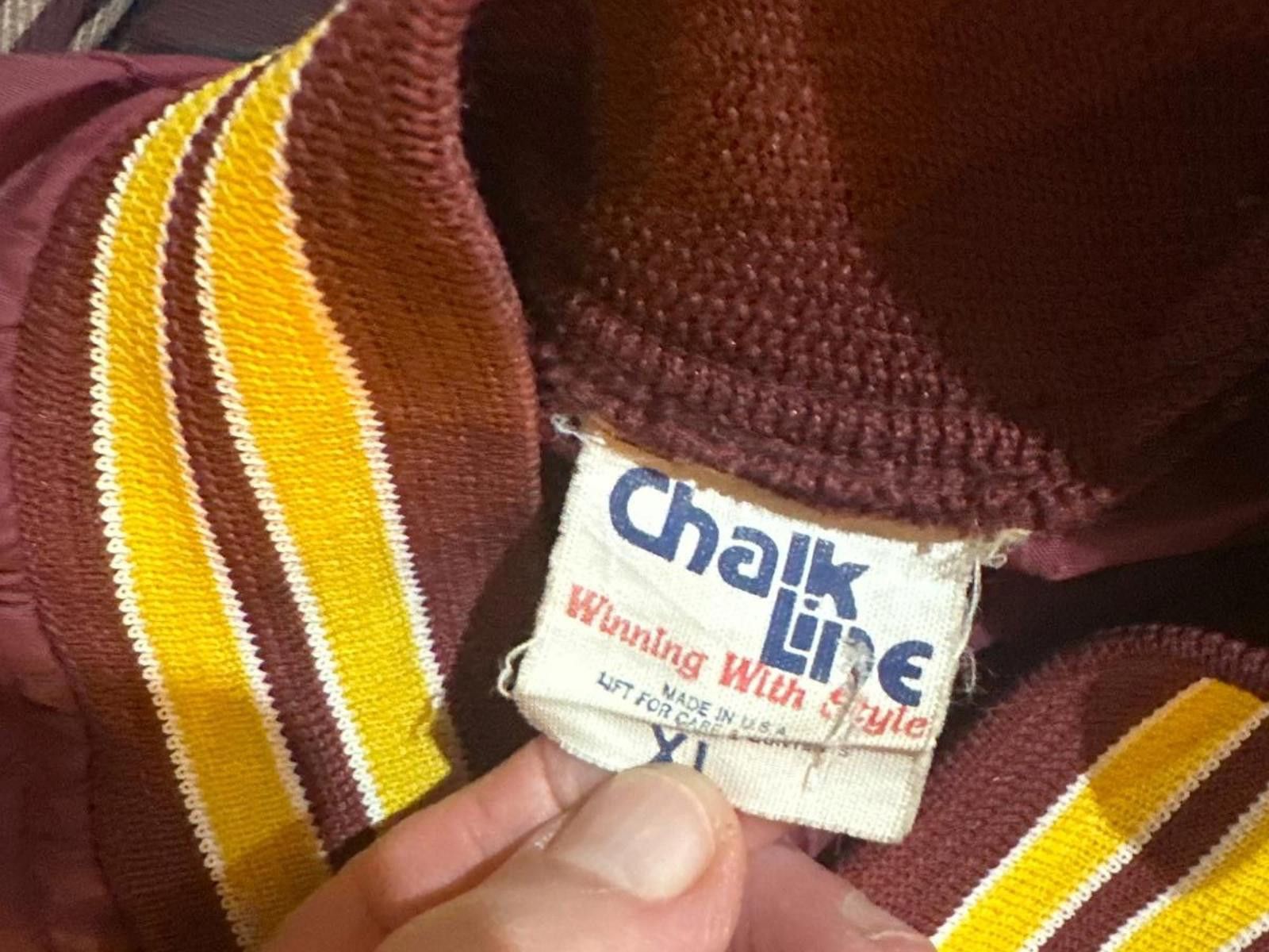 Chalk Line Vintage 80s/90s Washington Redskins VarsityStyle Windbreaker Size US XL / EU 56 / 4 - 3 Thumbnail