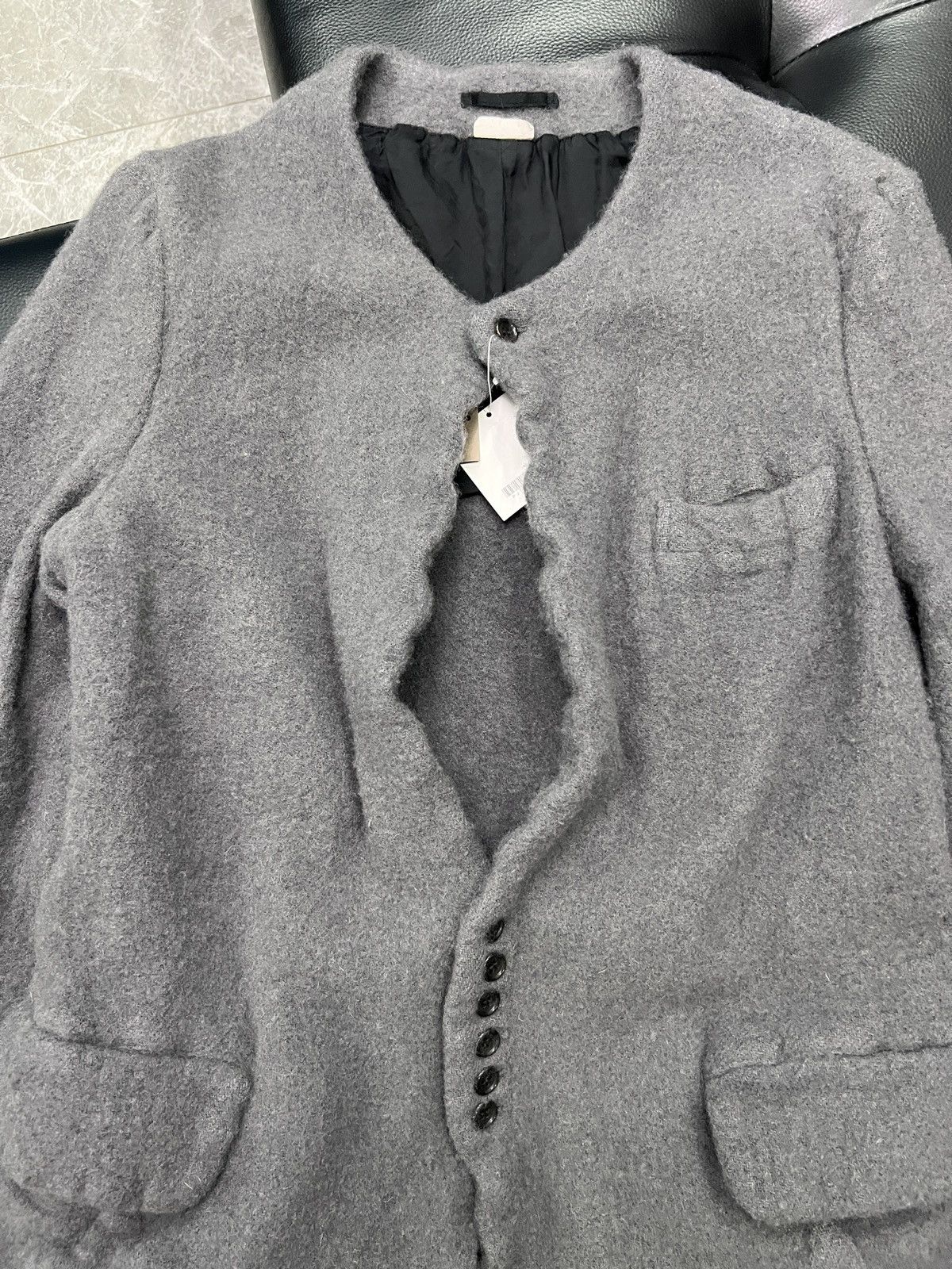 Comme des Garcons Homme Plus Comme des Garçons Homme Plus FW22 Runway Felted Pleated Butt Size 42L - 7 Thumbnail