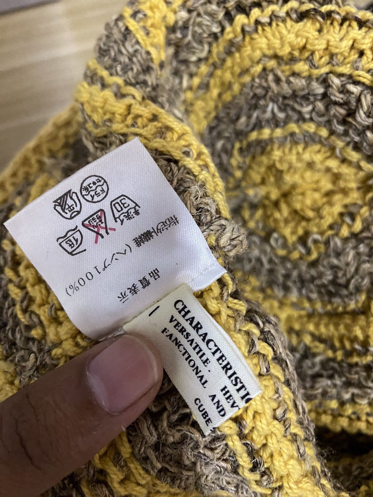 Japanese Brand Japanese Brand Crochet Beanie Hat Size ONE SIZE - 6 Thumbnail