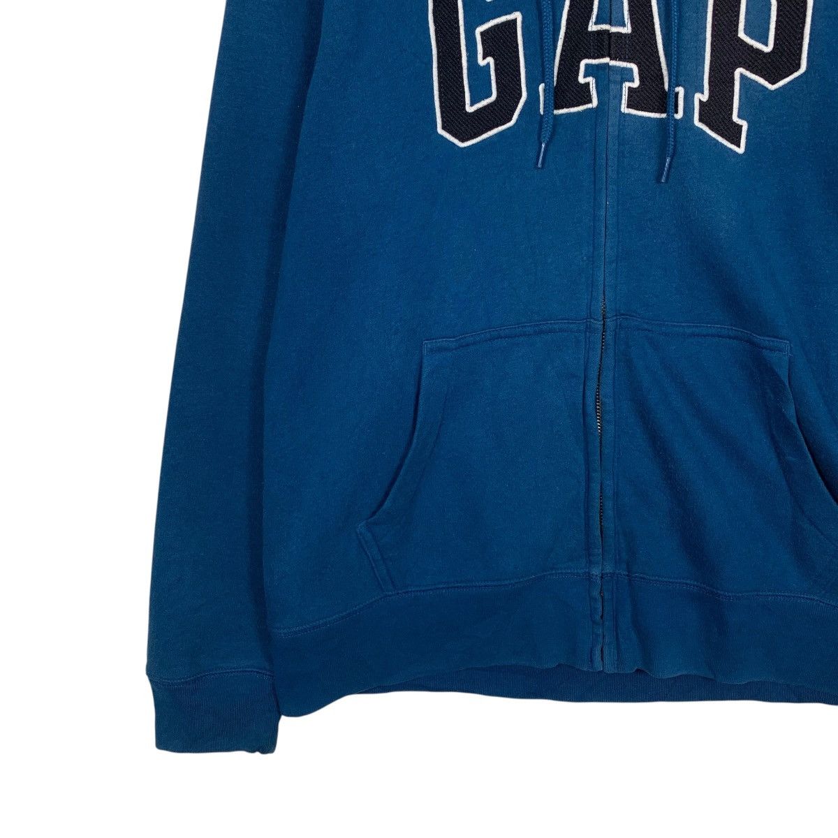 Gap GAP Spellout Big Logo Zipper Hoodie Sweatshirt #3617-C165 Size US M / EU 48-50 / 2 - 5 Thumbnail