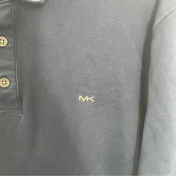 Michael Kors Michael Kors Jersey Short Sleeve Polo Shirt Navy Blue M Size US M / EU 48-50 / 2 - 4 Thumbnail